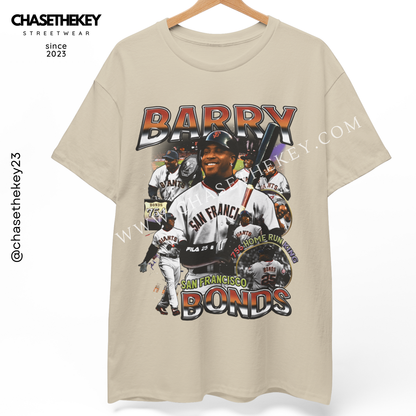 Vintage-style Barry Bonds MLB baseball shirt