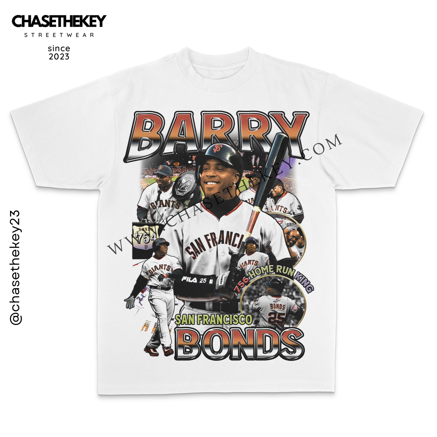 Vintage-style Barry Bonds MLB baseball shirt