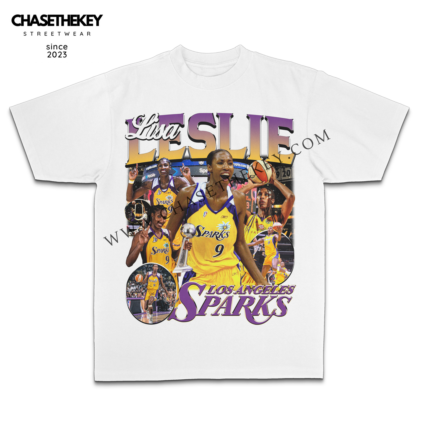 Lisa Leslie Los Angeles Sparks T-shirt for WNBA fans