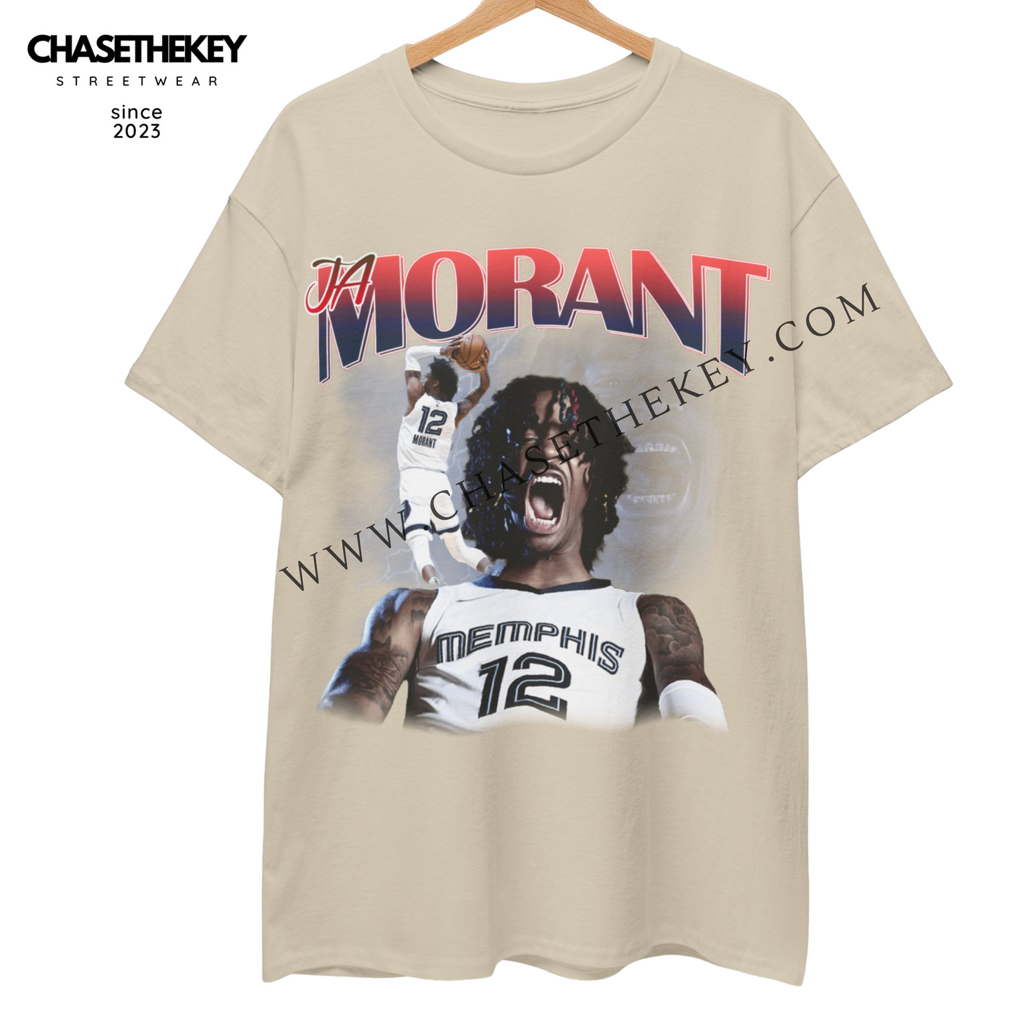 High-flying Ja Morant basketball fan tee