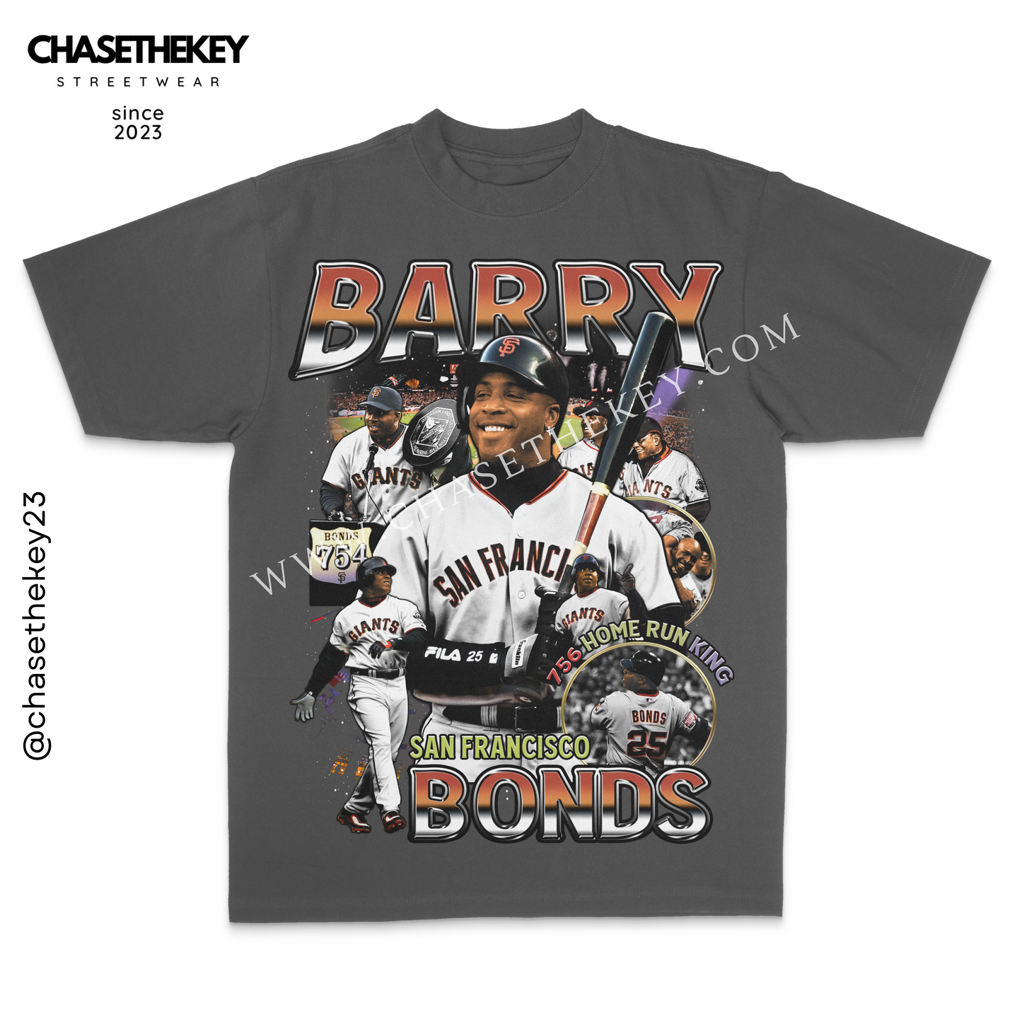 Vintage-style Barry Bonds MLB baseball shirt