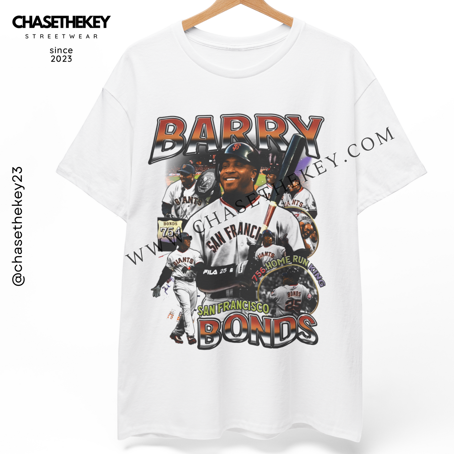 Vintage-style Barry Bonds MLB baseball shirt