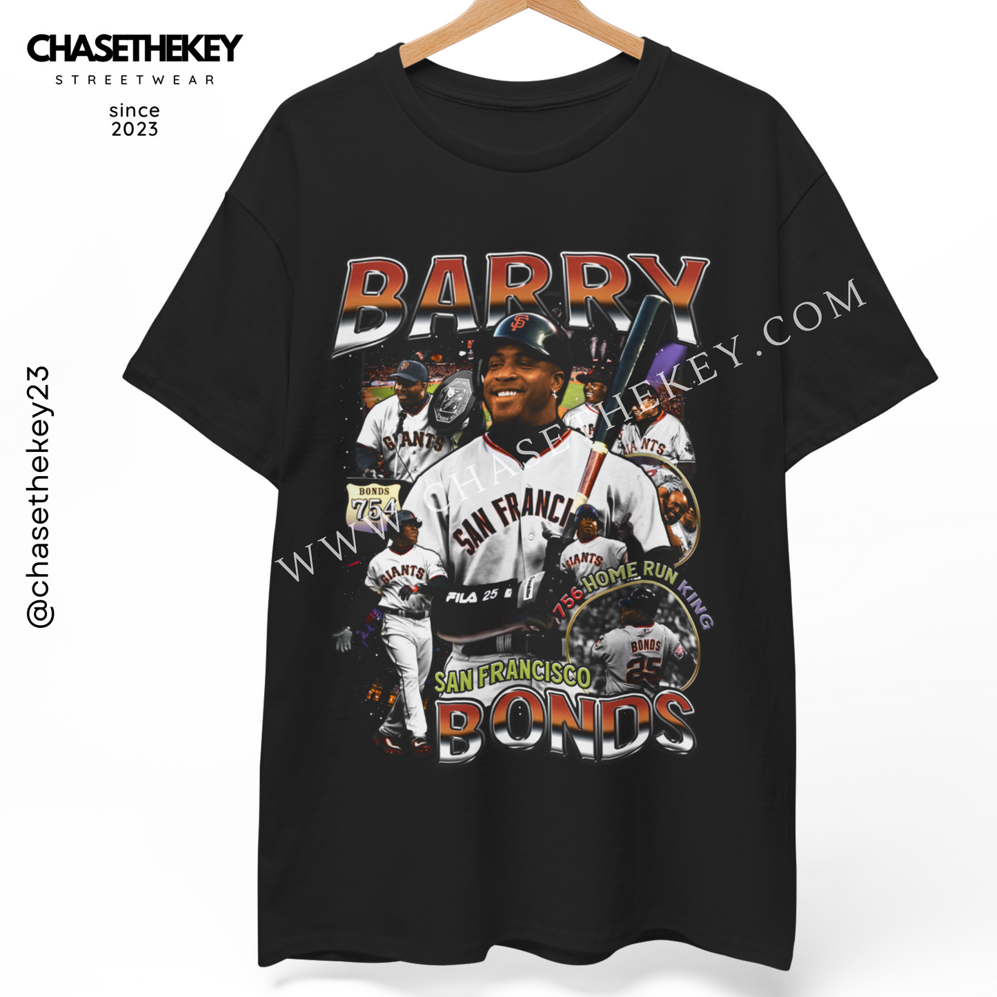 Vintage-style Barry Bonds MLB baseball shirt