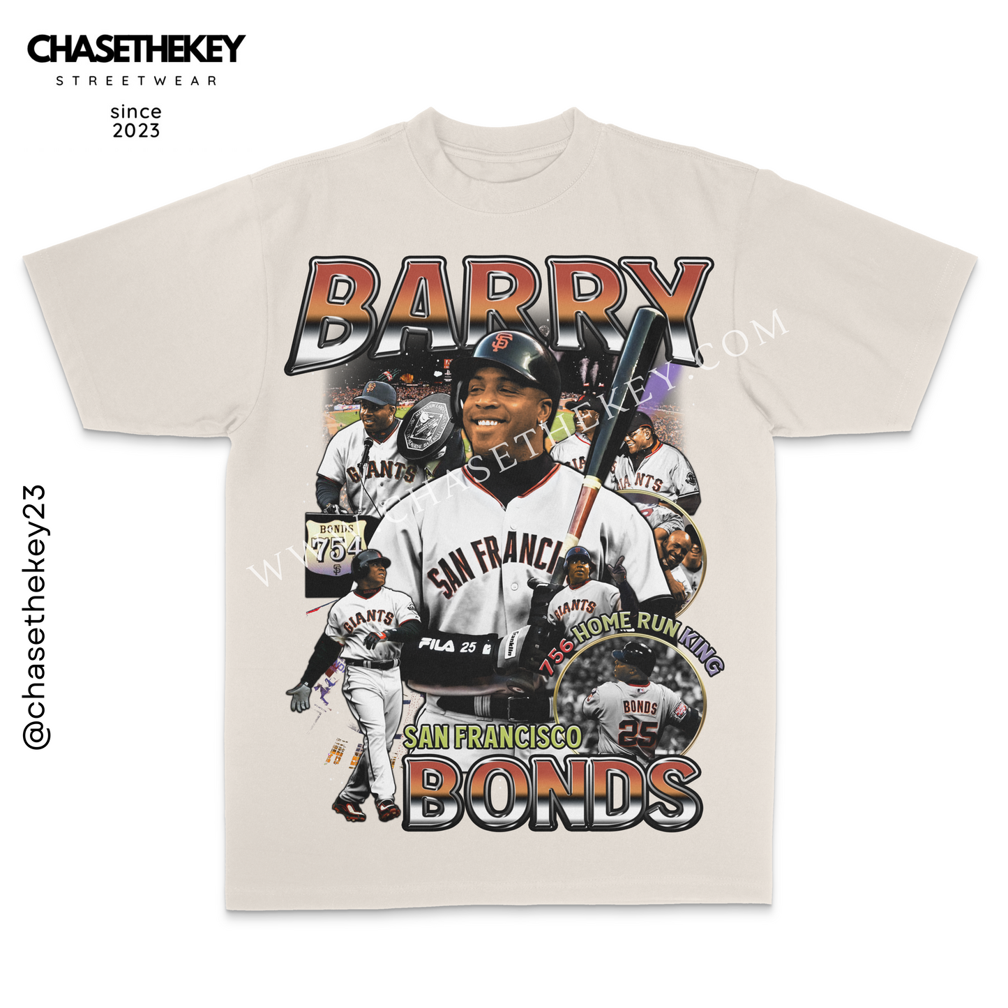 Vintage-style Barry Bonds MLB baseball shirt
