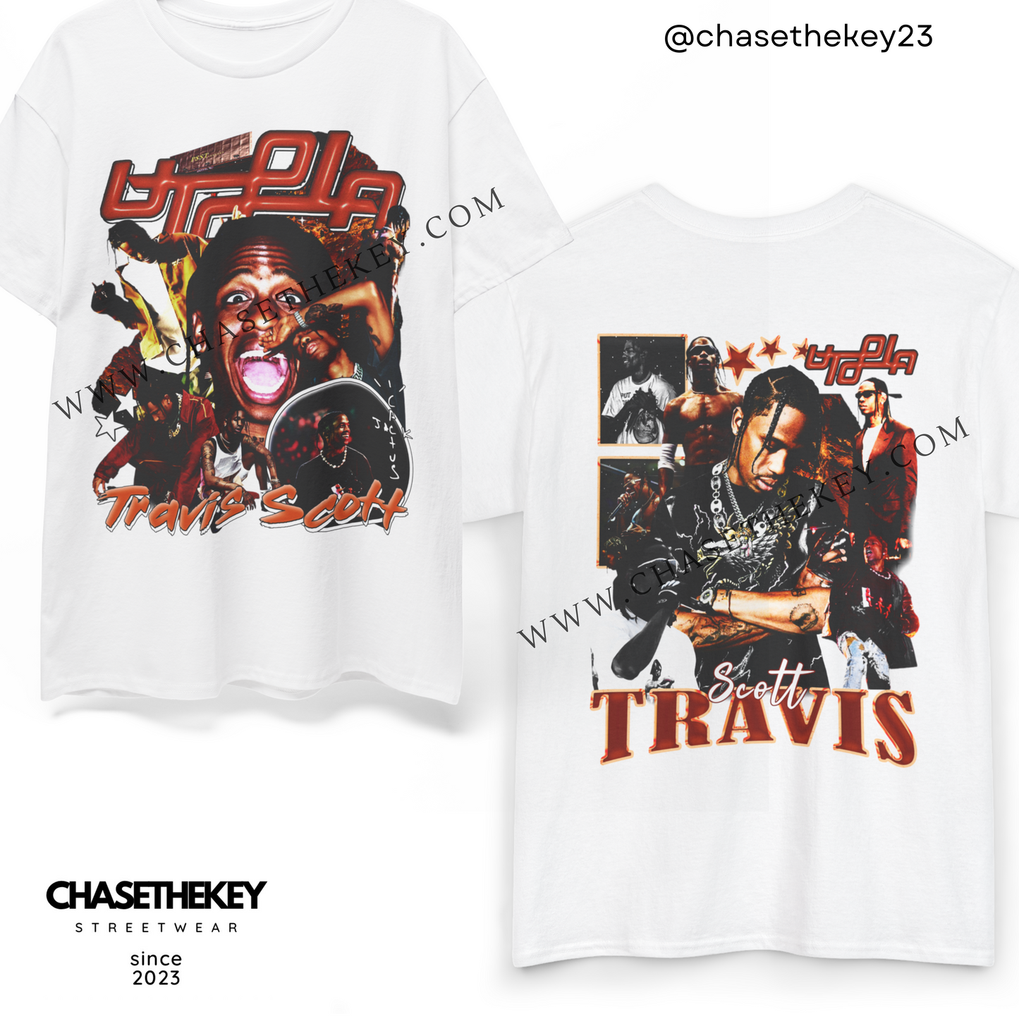Stylish Travis Scott Utopia graphic tee