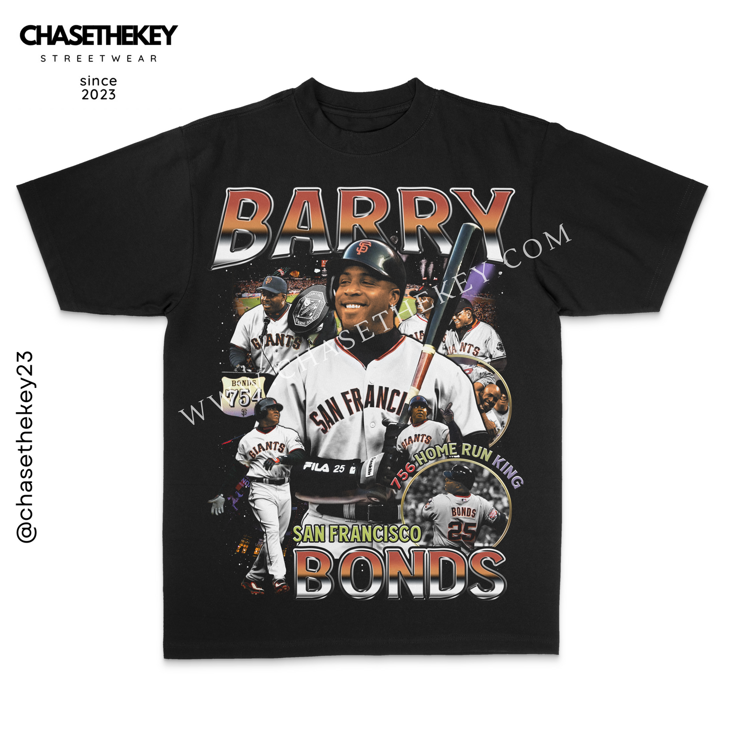 Vintage-style Barry Bonds MLB baseball shirt