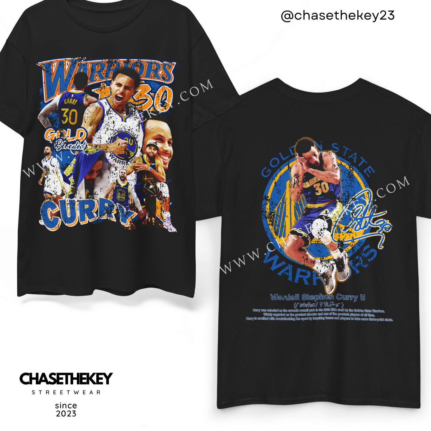 Stephen Curry Golden State Warriors t-shirt in team colors