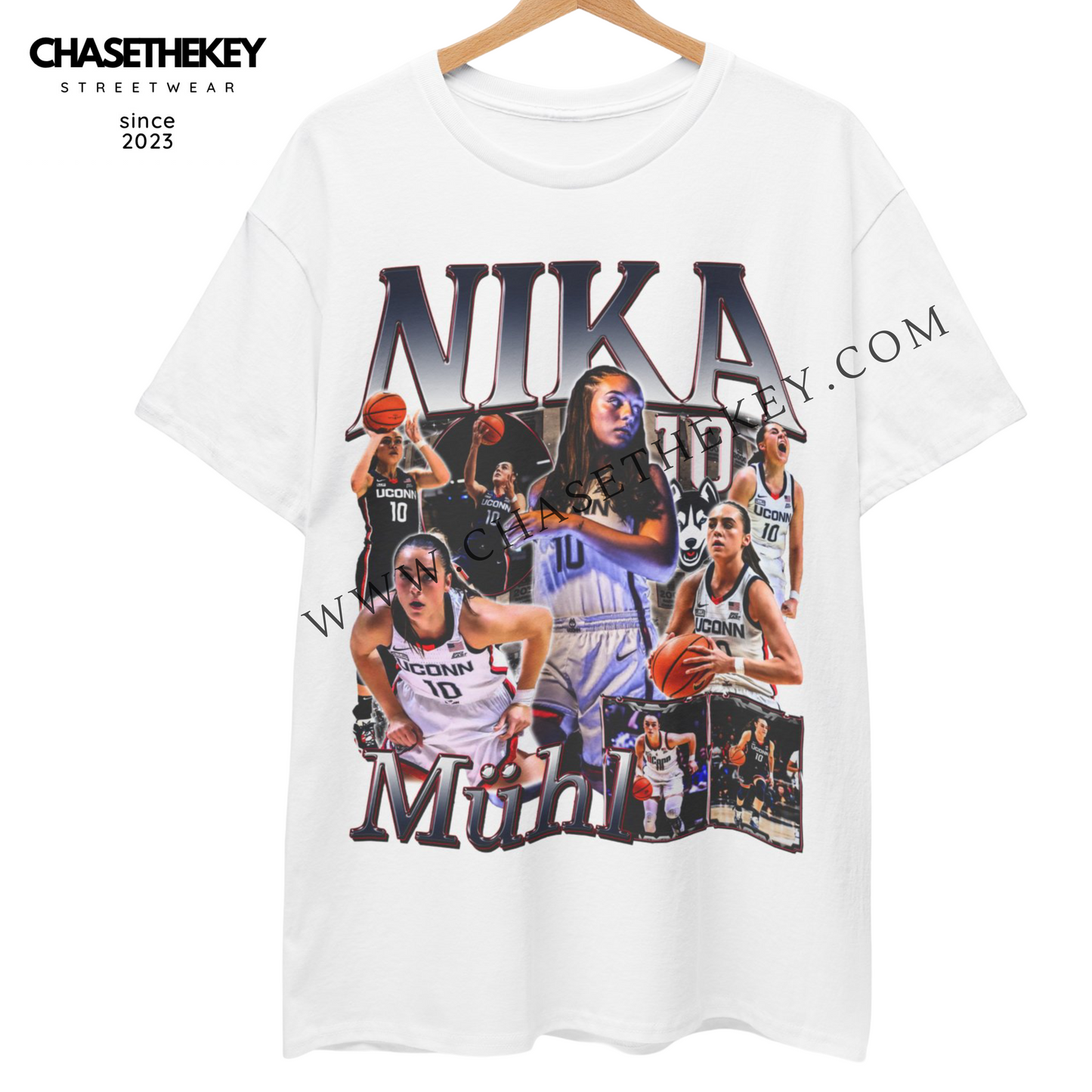 UConn Huskies Nika Mühl graphic tee