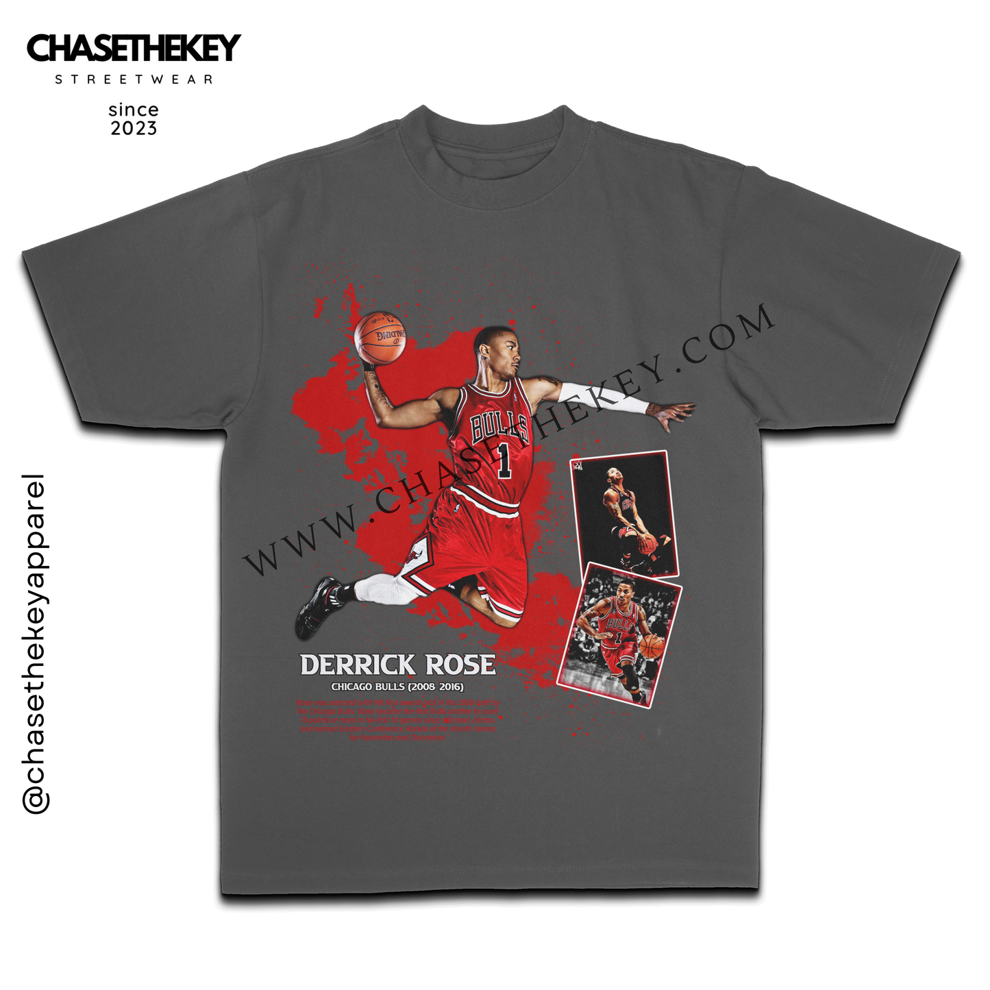 Derrick Rose Chicago Bulls T-shirt for NBA fans