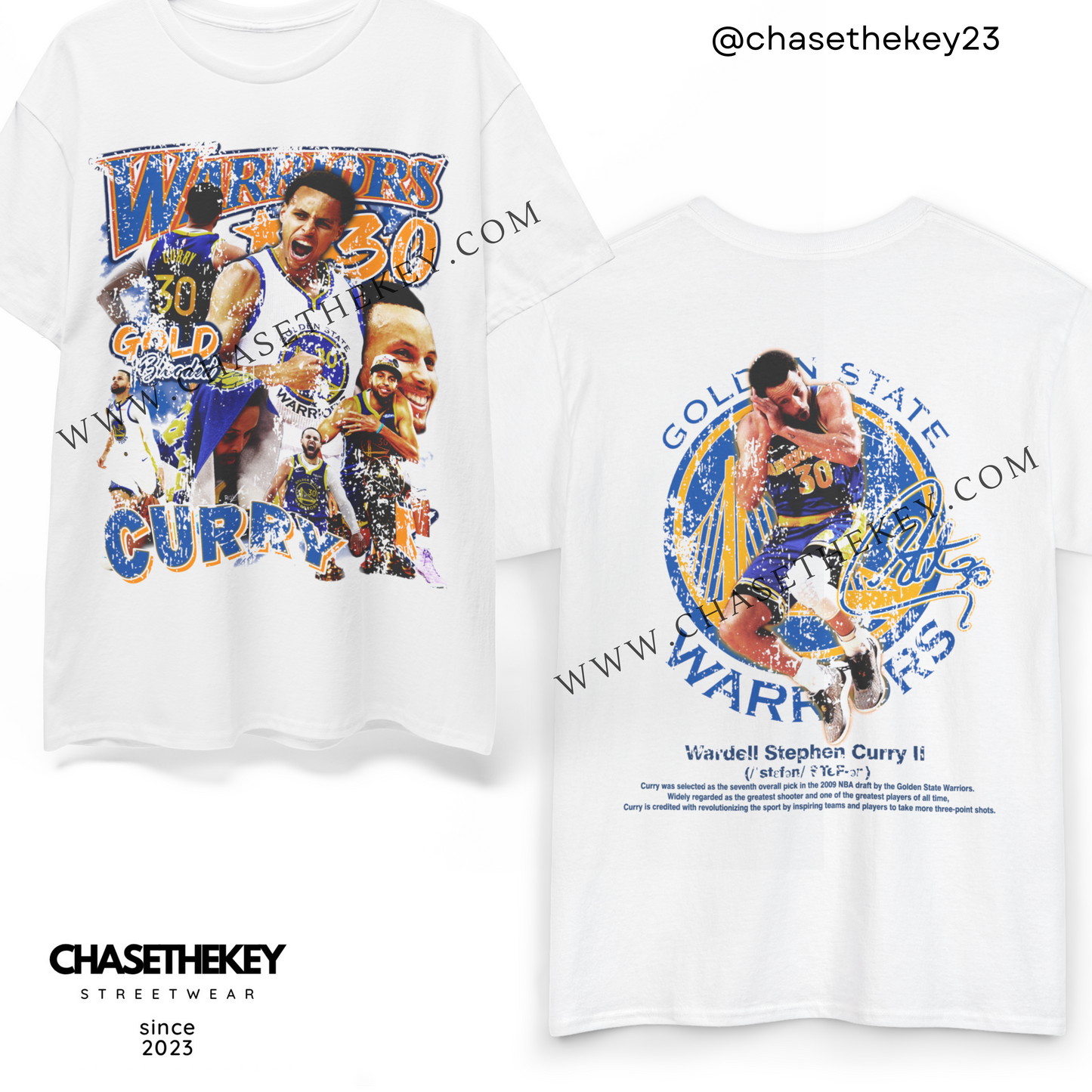 Stephen Curry Golden State Warriors t-shirt in team colors