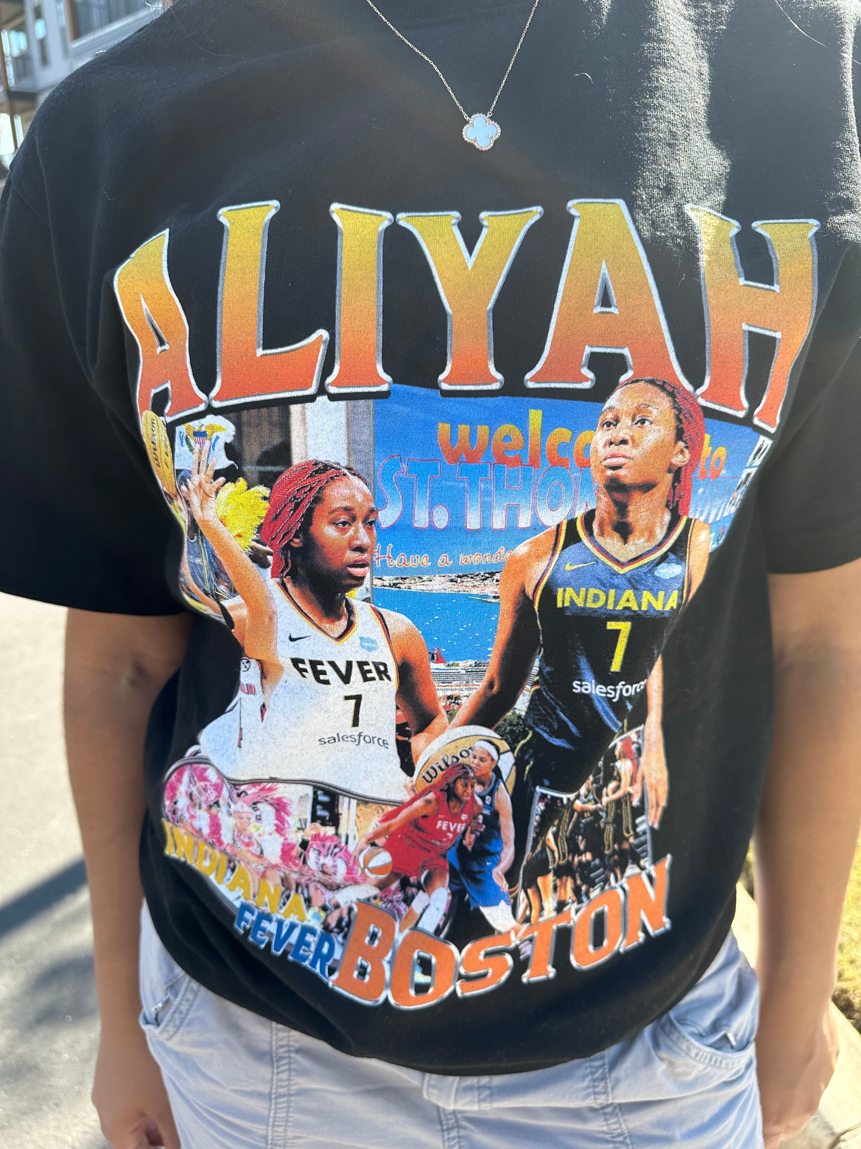 Aliyah Boston Indiana Fever T-shirt for WNBA fans