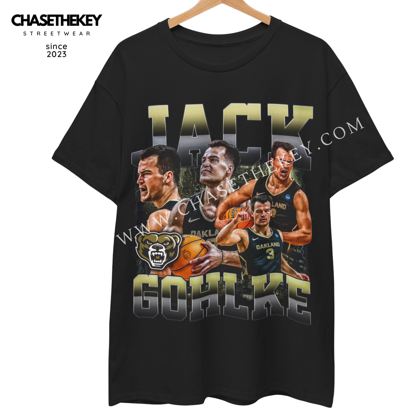 Jack Gohlke Oakland Golden Grizzlies Shirt