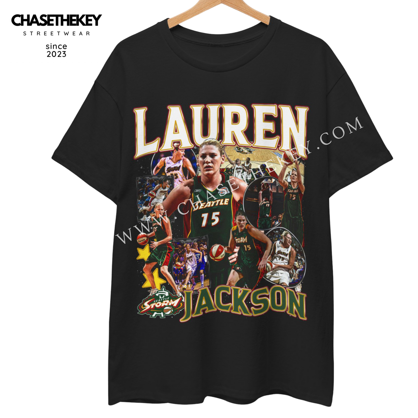 Lauren Jackson Seattle Storm T-shirt for WNBA fans