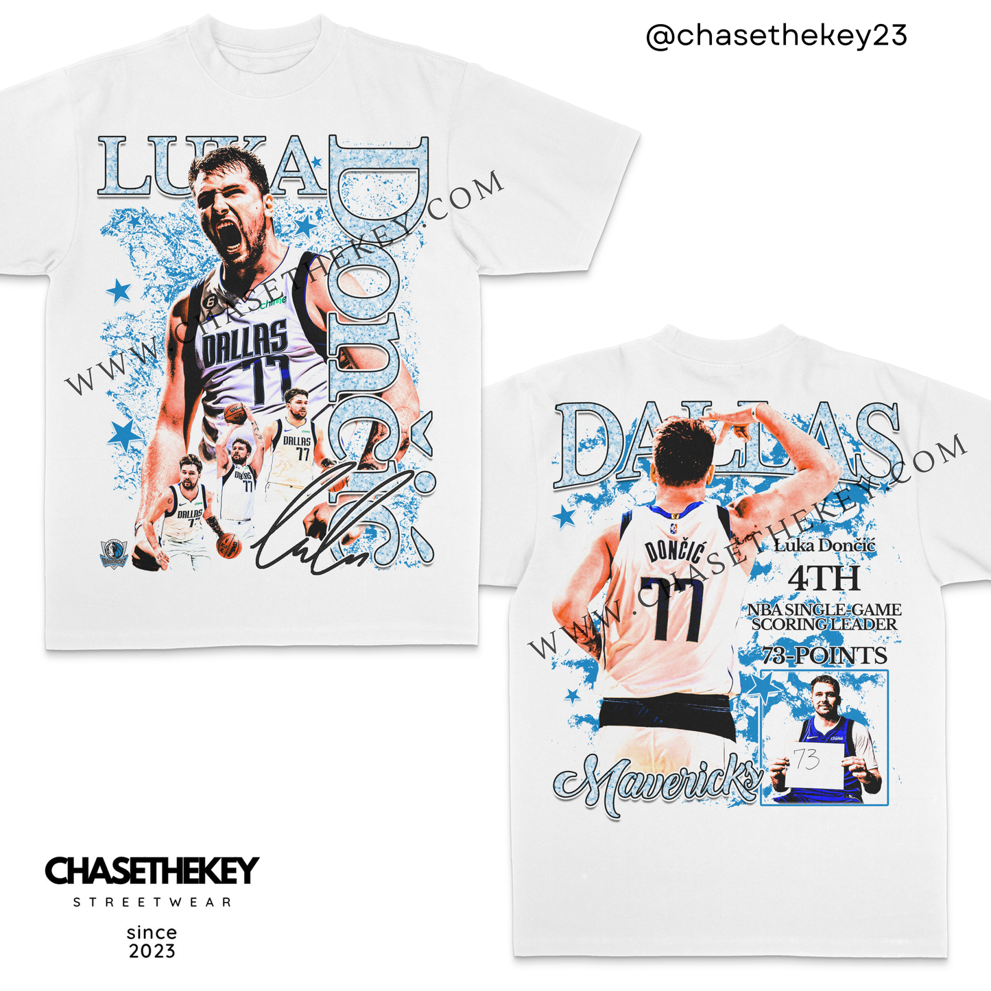 Luka Dončić 73-point game Dallas Mavericks t-shirt