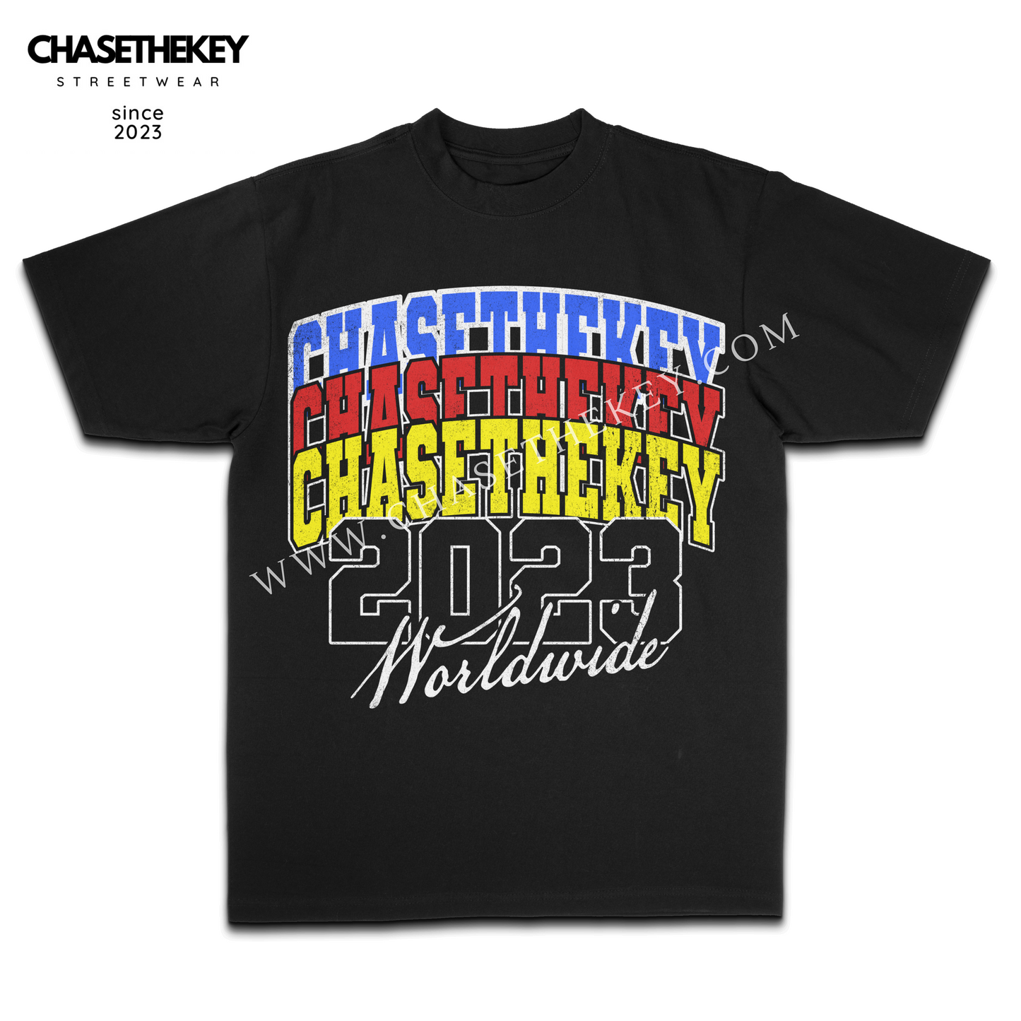 Chase The Key x3 branded shirt streetwear fashion