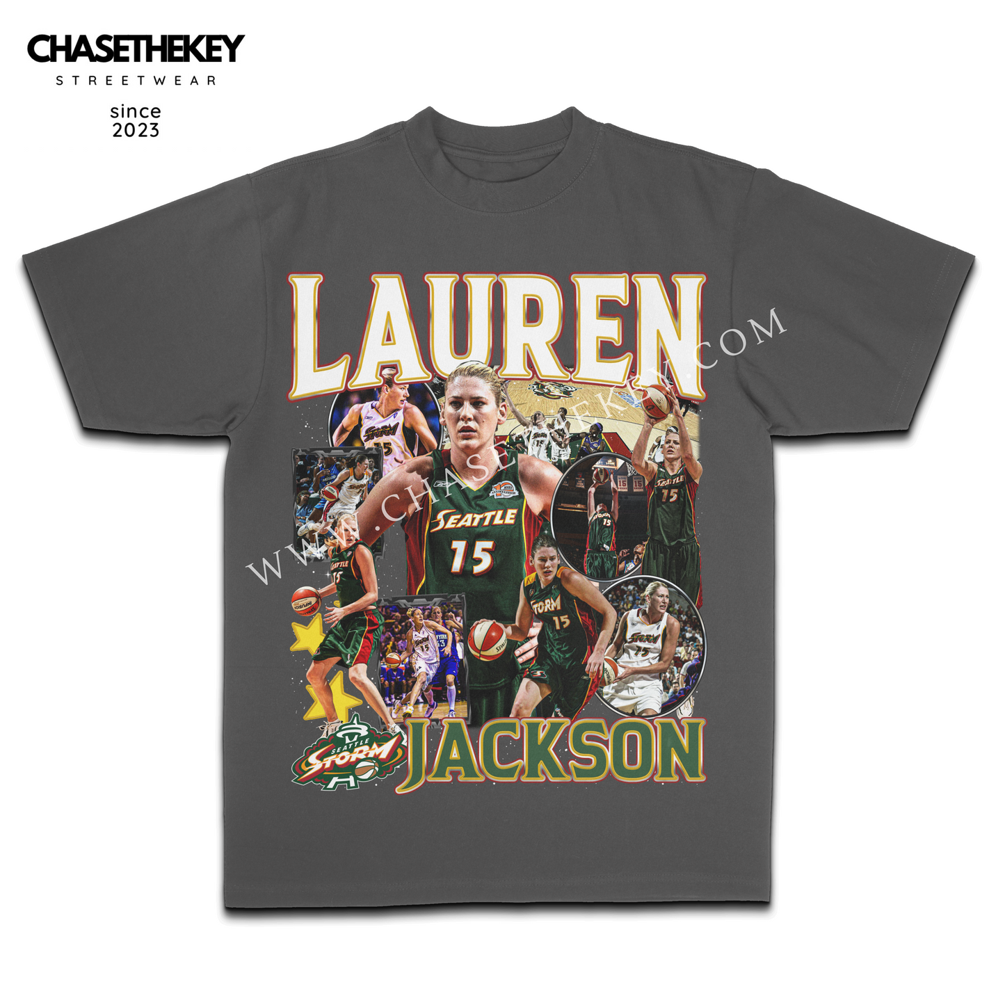 Lauren Jackson Seattle Storm T-shirt for WNBA fans