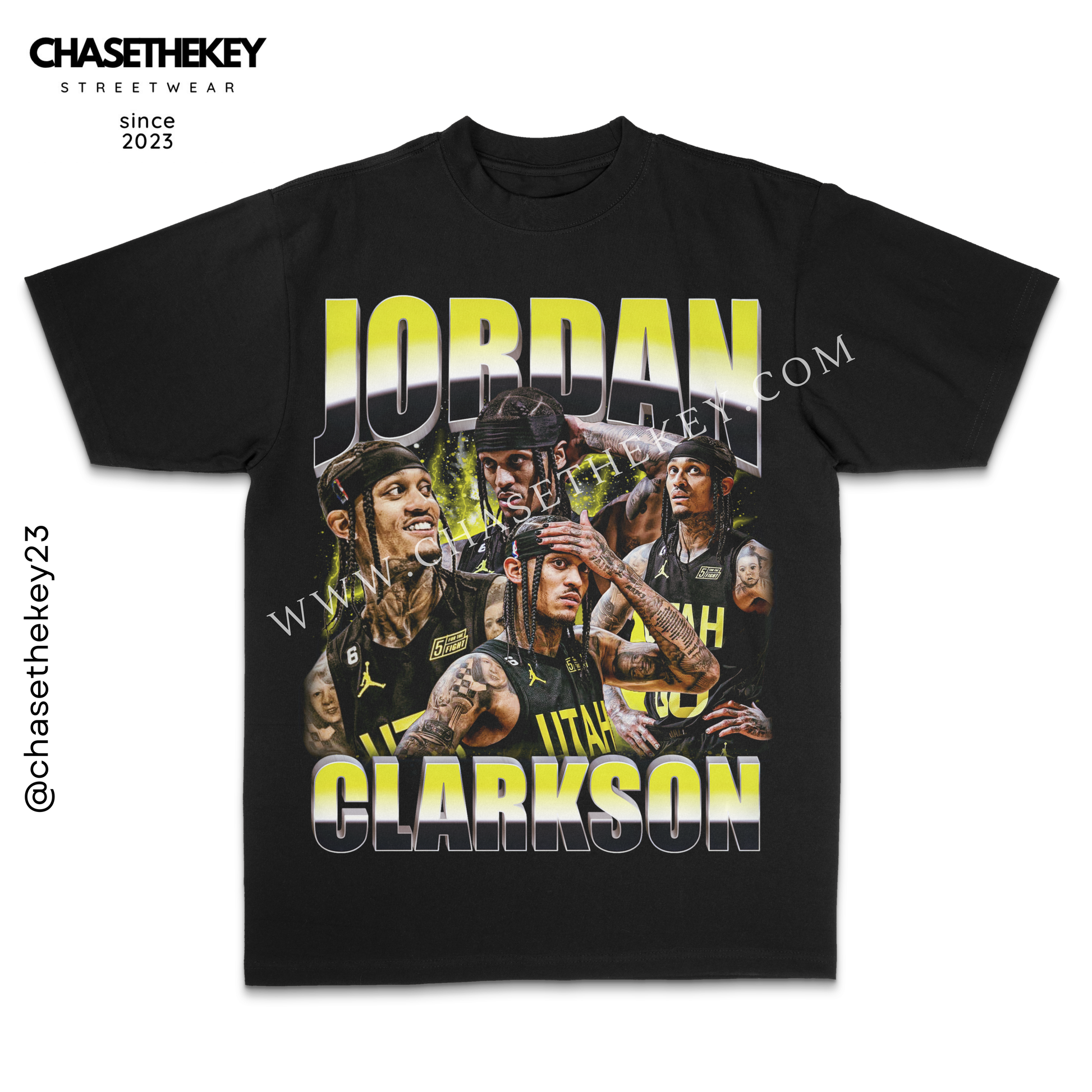 Jordan Clarkson Utah Jazz T-shirt for basketball fans