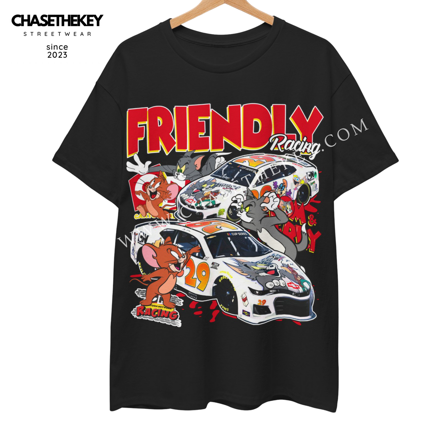 Tom and Jerry Nascar Shirt