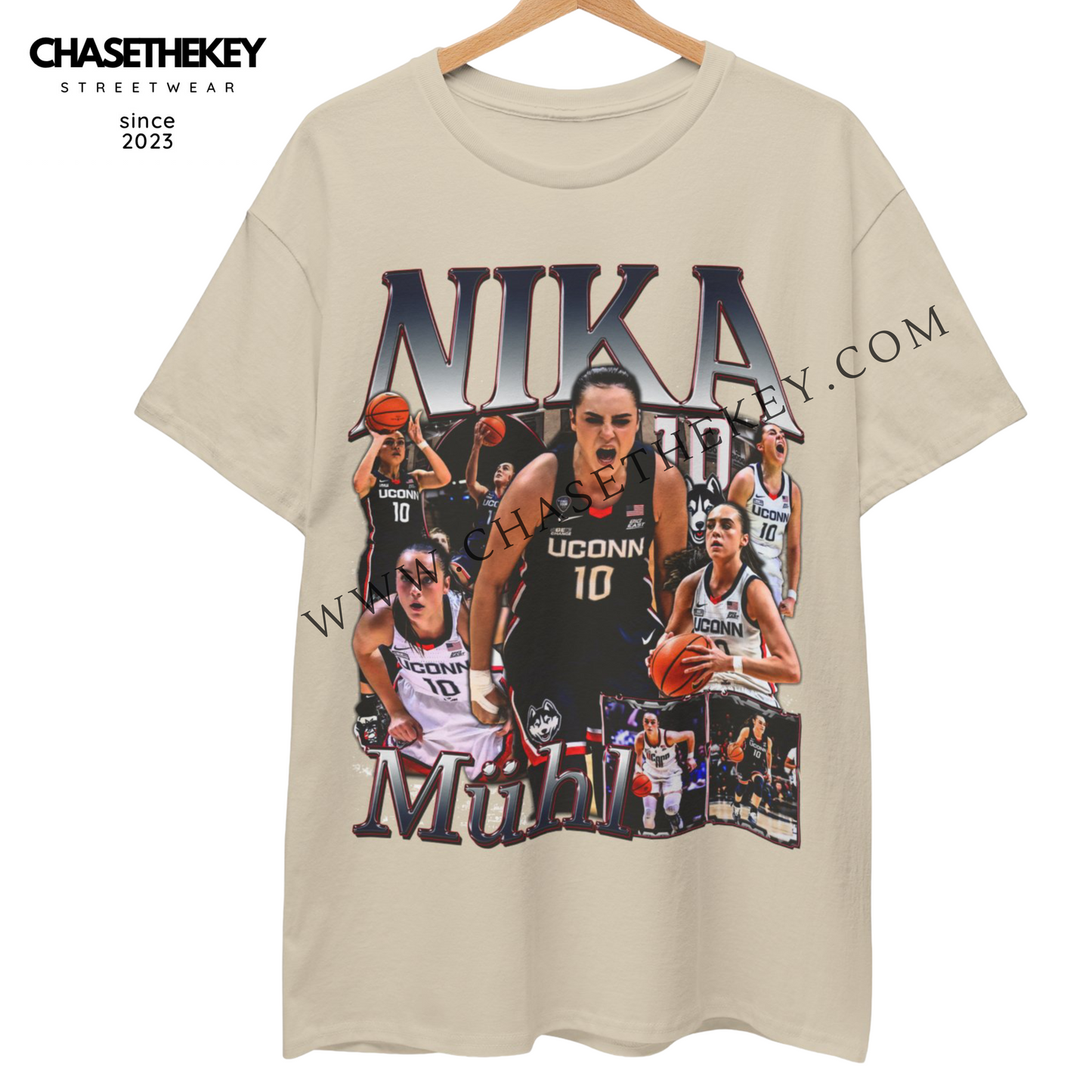 UConn Huskies Nika Mühl graphic tee