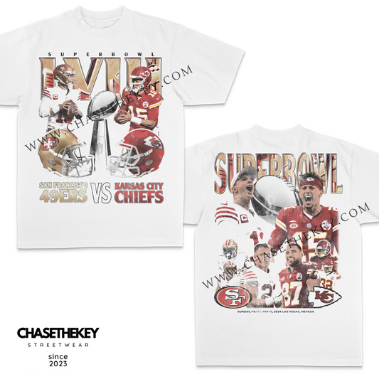 Kansas City Chiefs vs. San Francisco 49ers Super Bowl LVIII Shirt