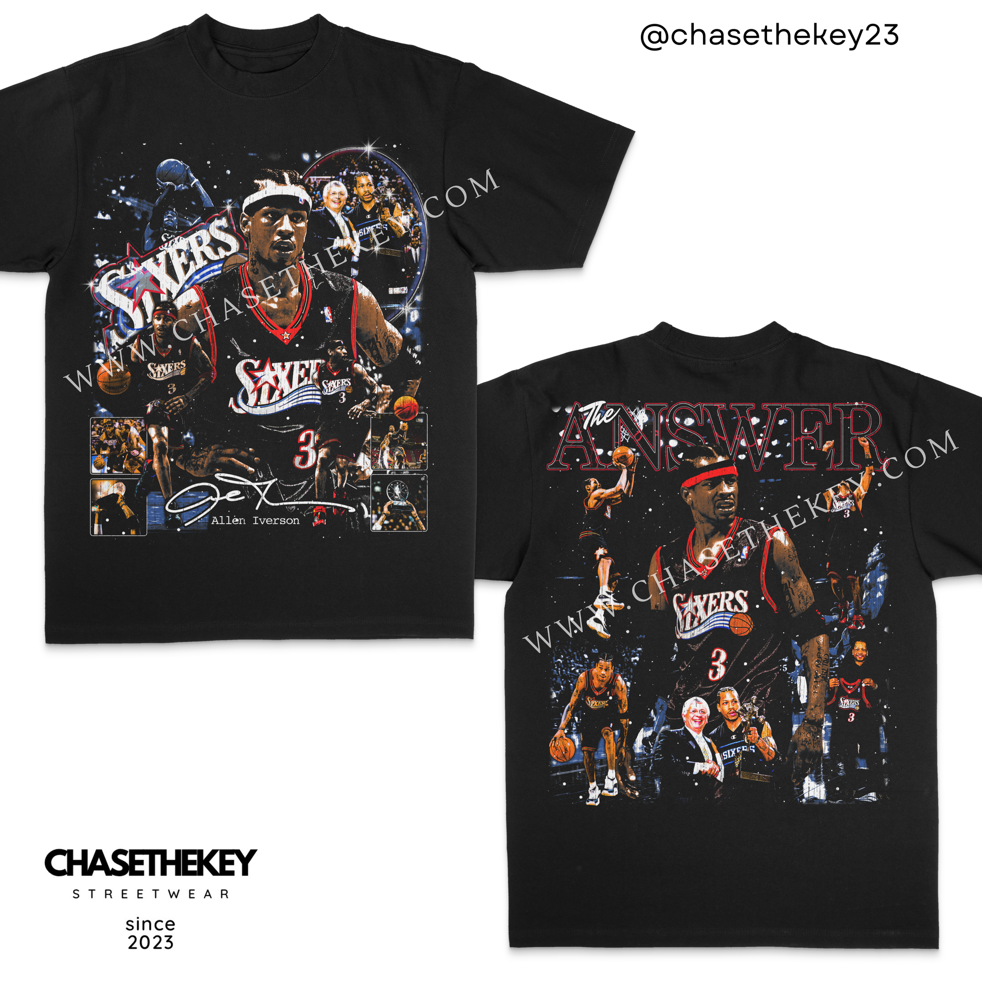 Allen Iverson The Answer streetwear shirt tribute