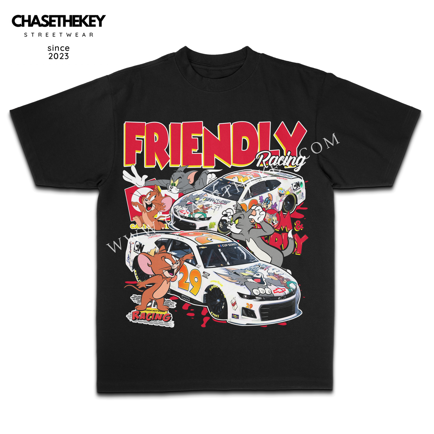 Tom and Jerry Nascar T-Shirt