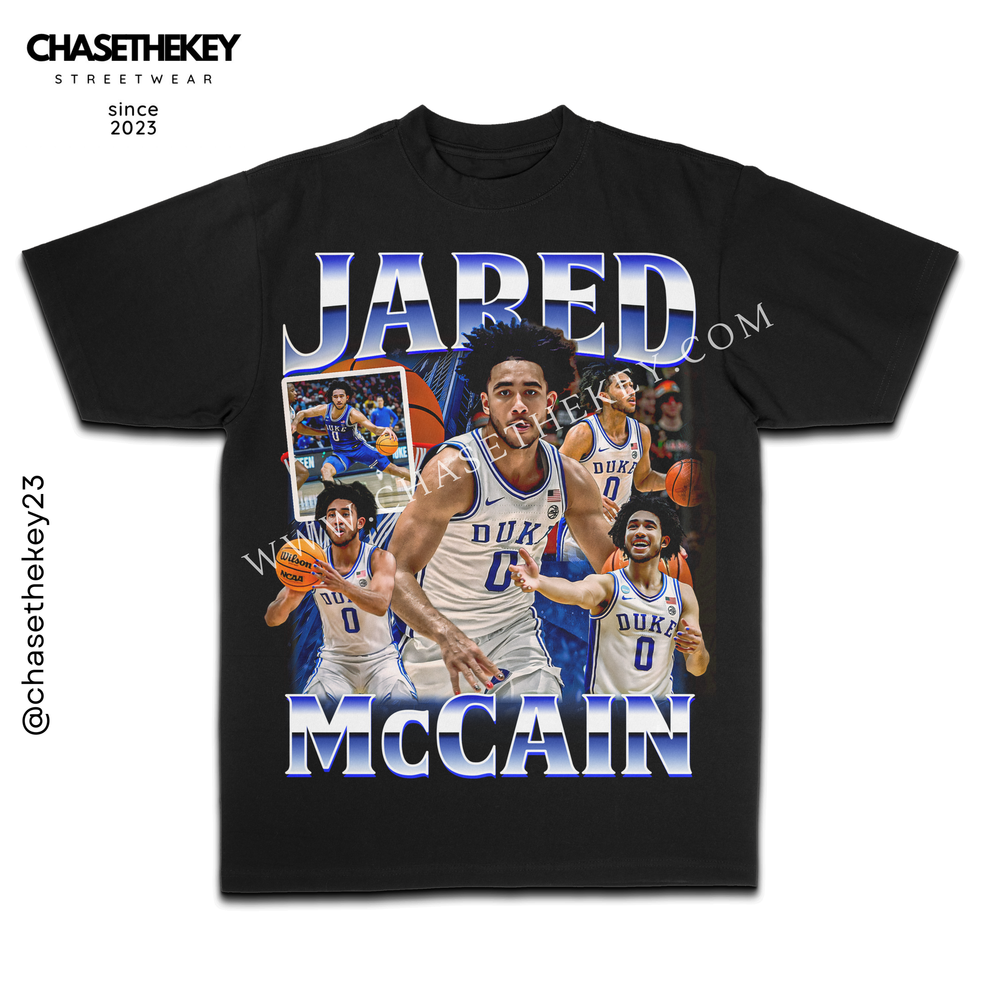 Jared McCain Duke Blue Devils shirt for basketball fans