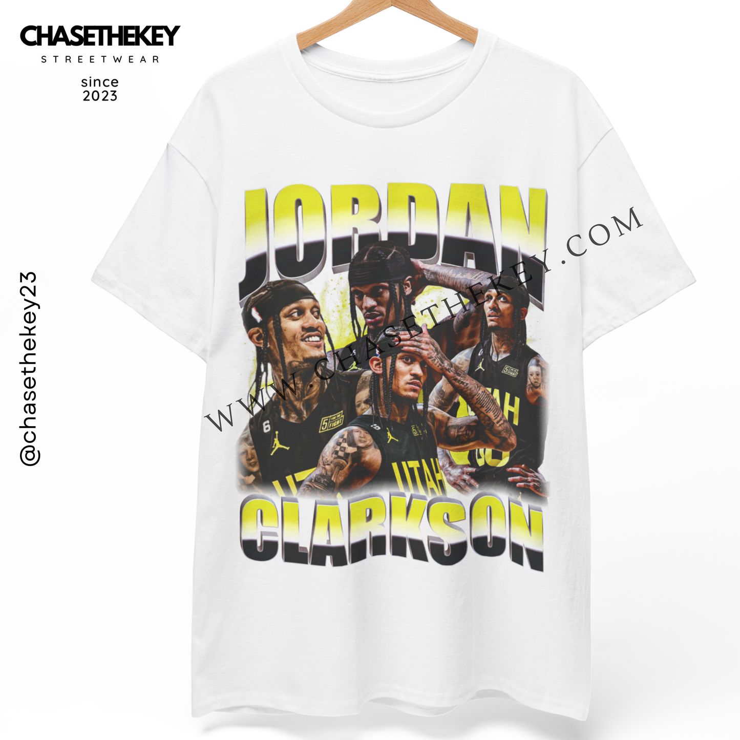 Jordan Clarkson Utah Jazz T-shirt for basketball fans