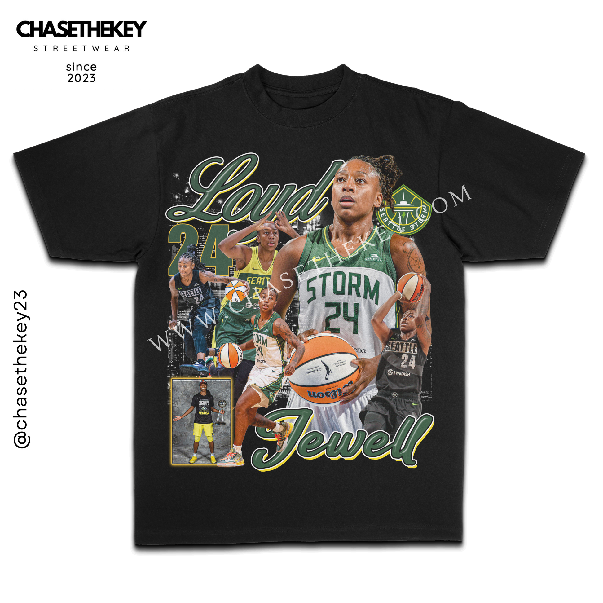 Jewell Loyd Seattle Storm basketball t-shirt for fans