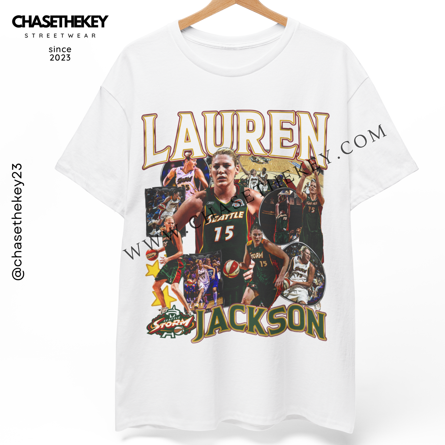 Lauren Jackson Seattle Storm T-shirt for WNBA fans