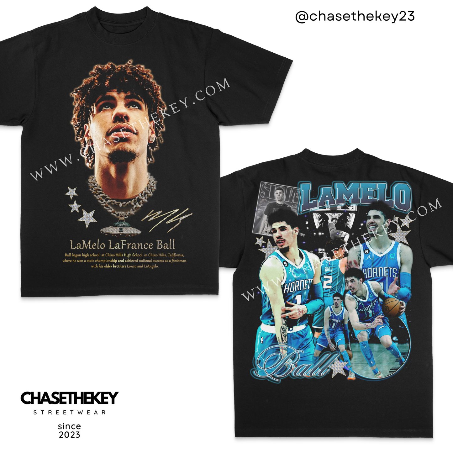 LaMelo LaFrance Ball Charlotte Hornets T-shirt for NBA fans