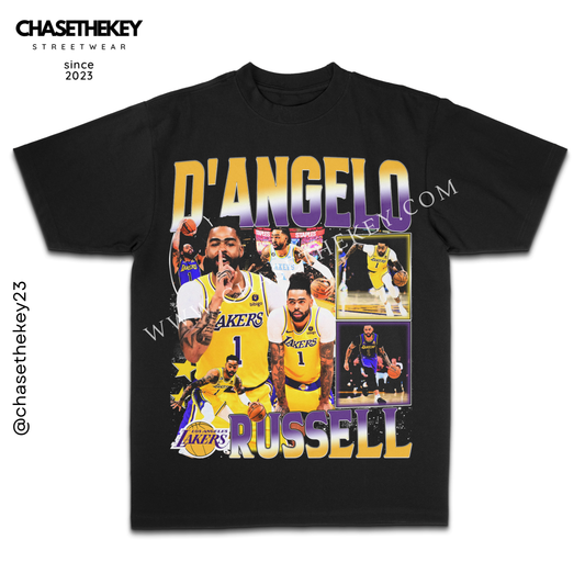 D'Angelo Russell Los Angeles Lakers shirt for NBA fans