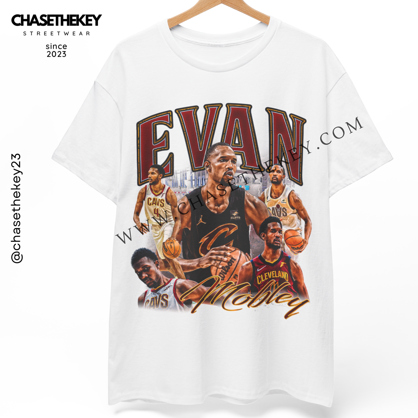 Evan Mobley Cleveland Cavaliers Shirt celebrating the rising star.