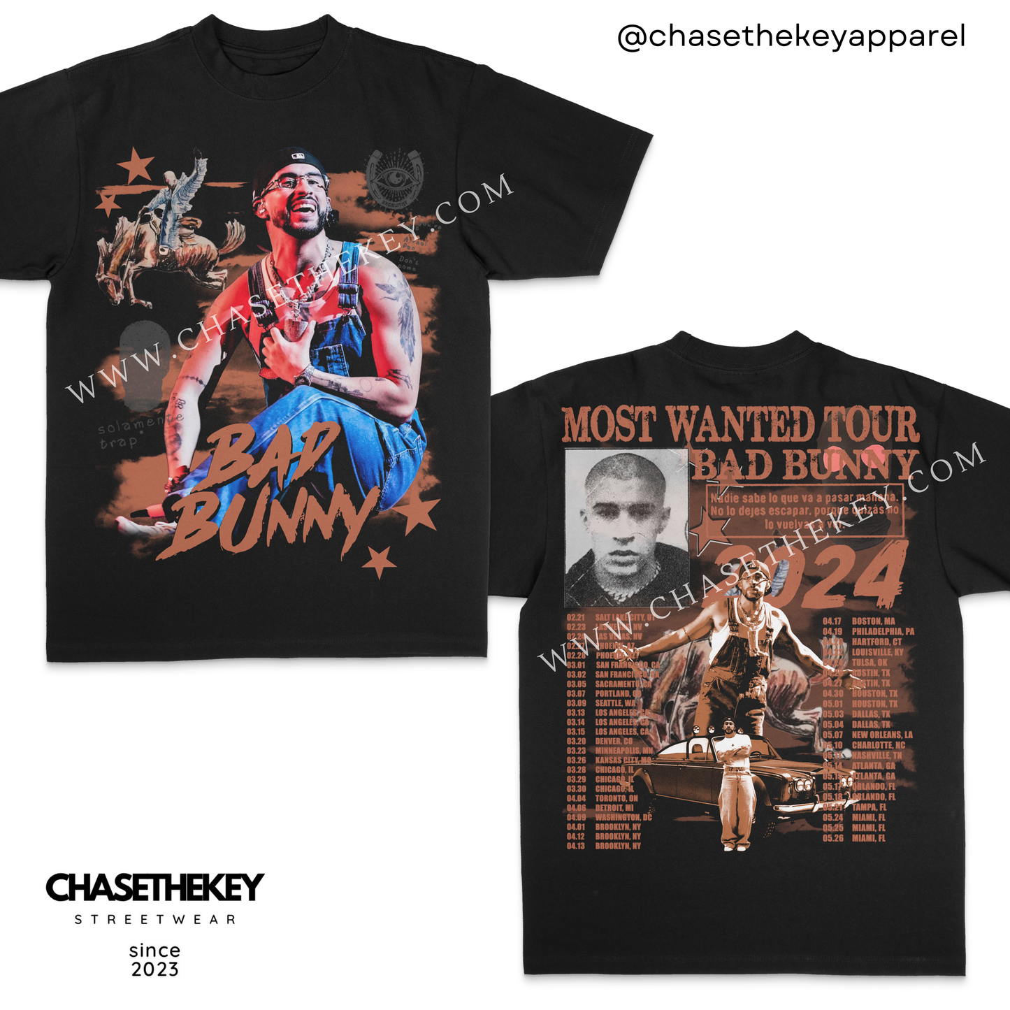 Bad Bunny Most Wanted Tour shirt for concert fans