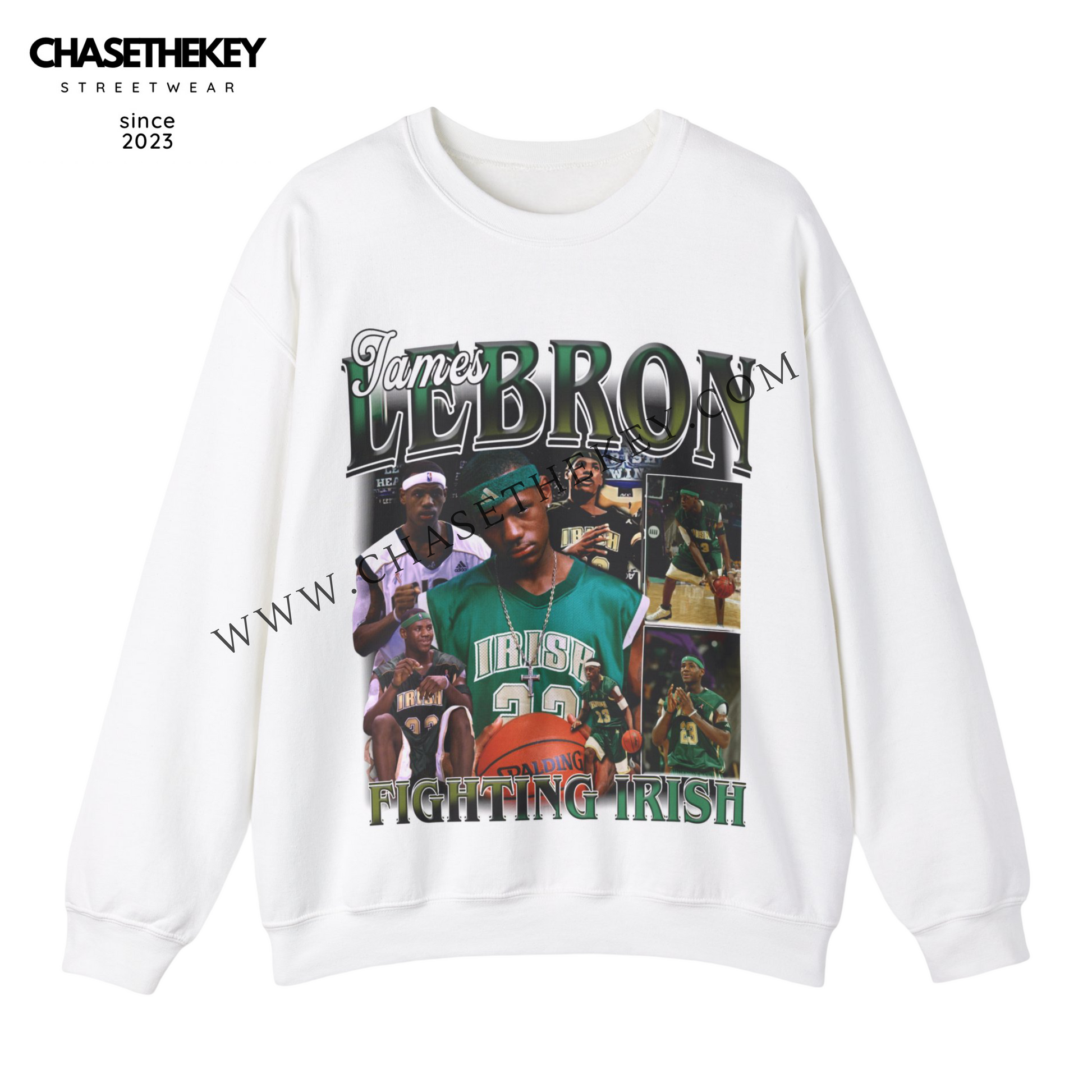 LeBron James Fighting Irish Crewneck