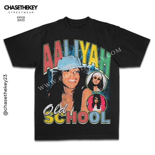 Aaliyah tribute t-shirt honoring the R&B legend