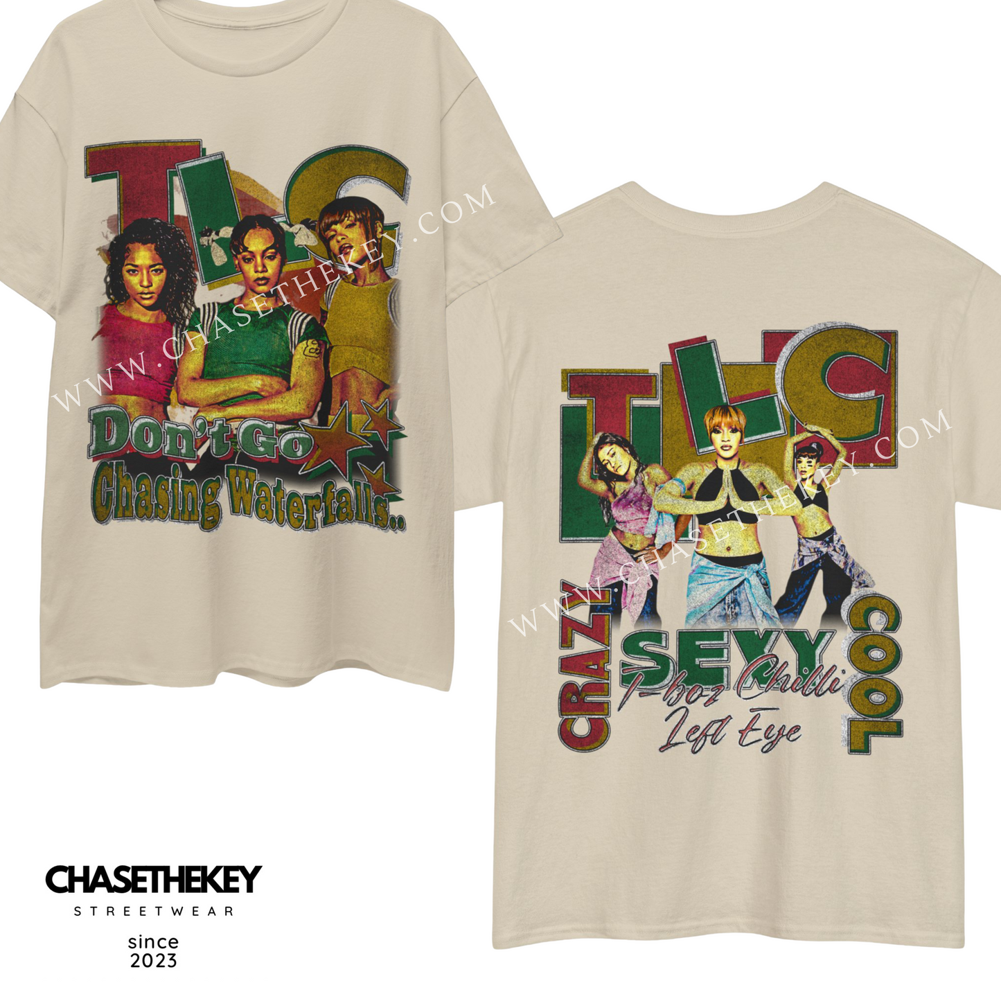 TLC shirt celebrating the iconic R&B group