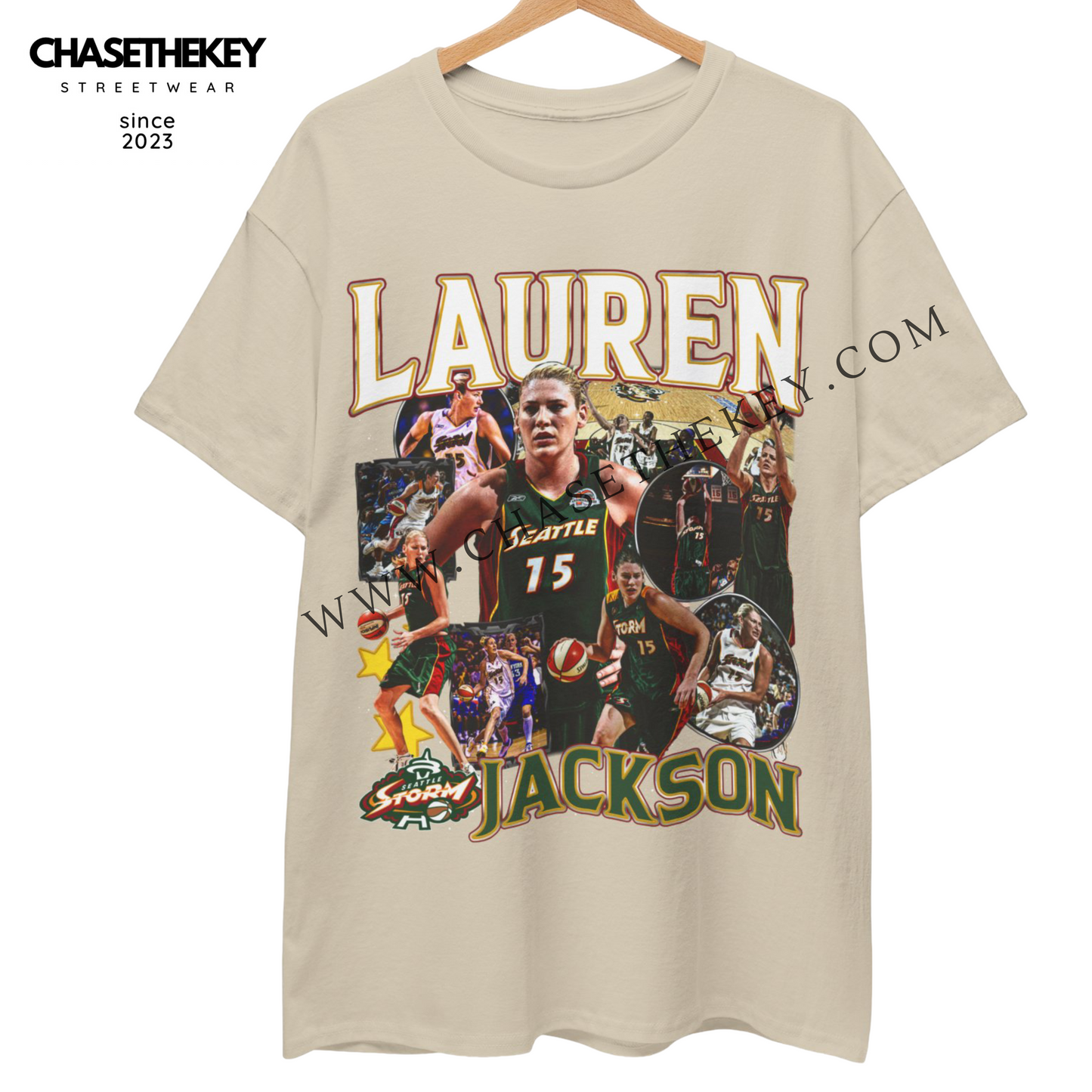 Lauren Jackson Seattle Storm T-shirt for WNBA fans