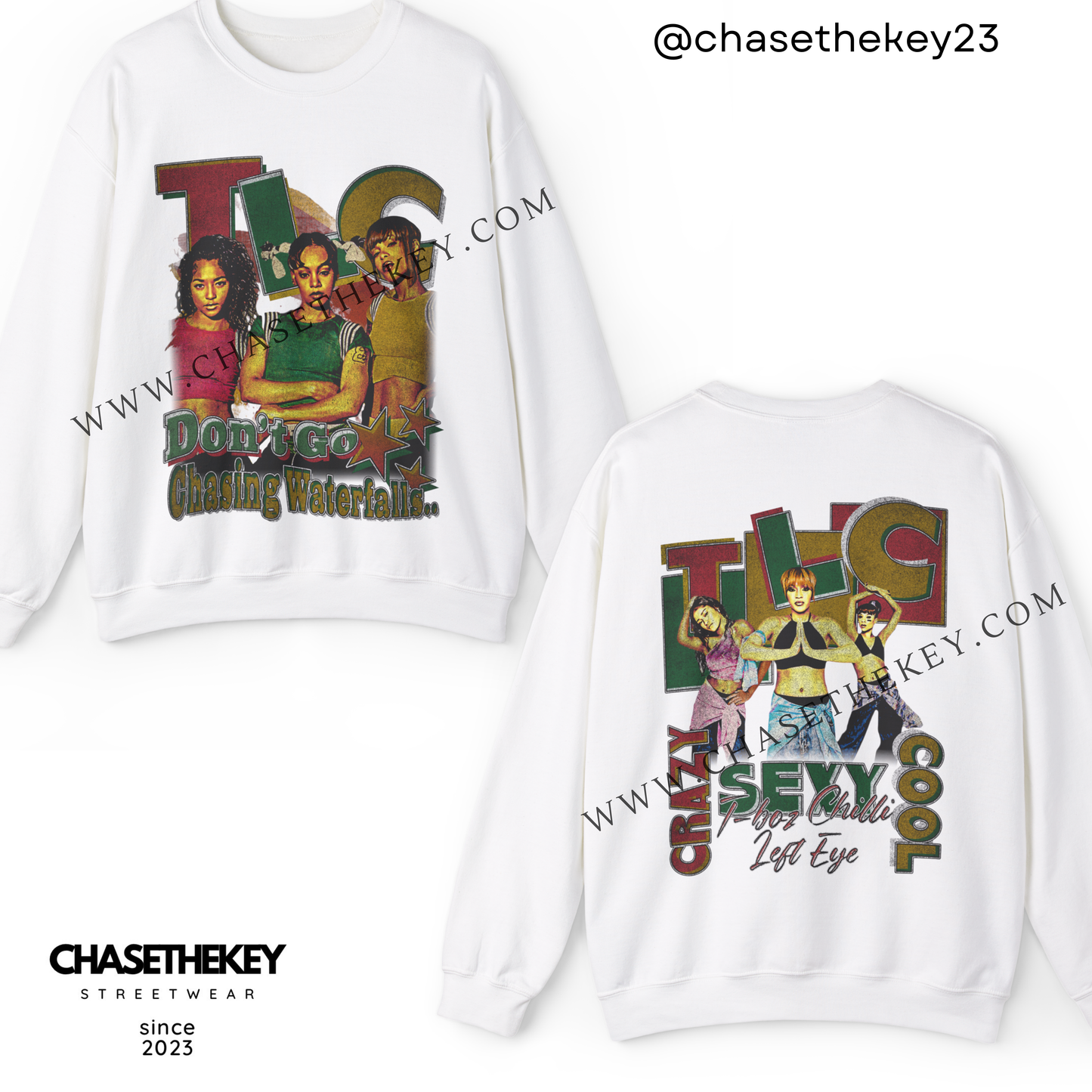 TLC Crazy Sexy Cool crewneck sweatshirt 90s R&B tribute