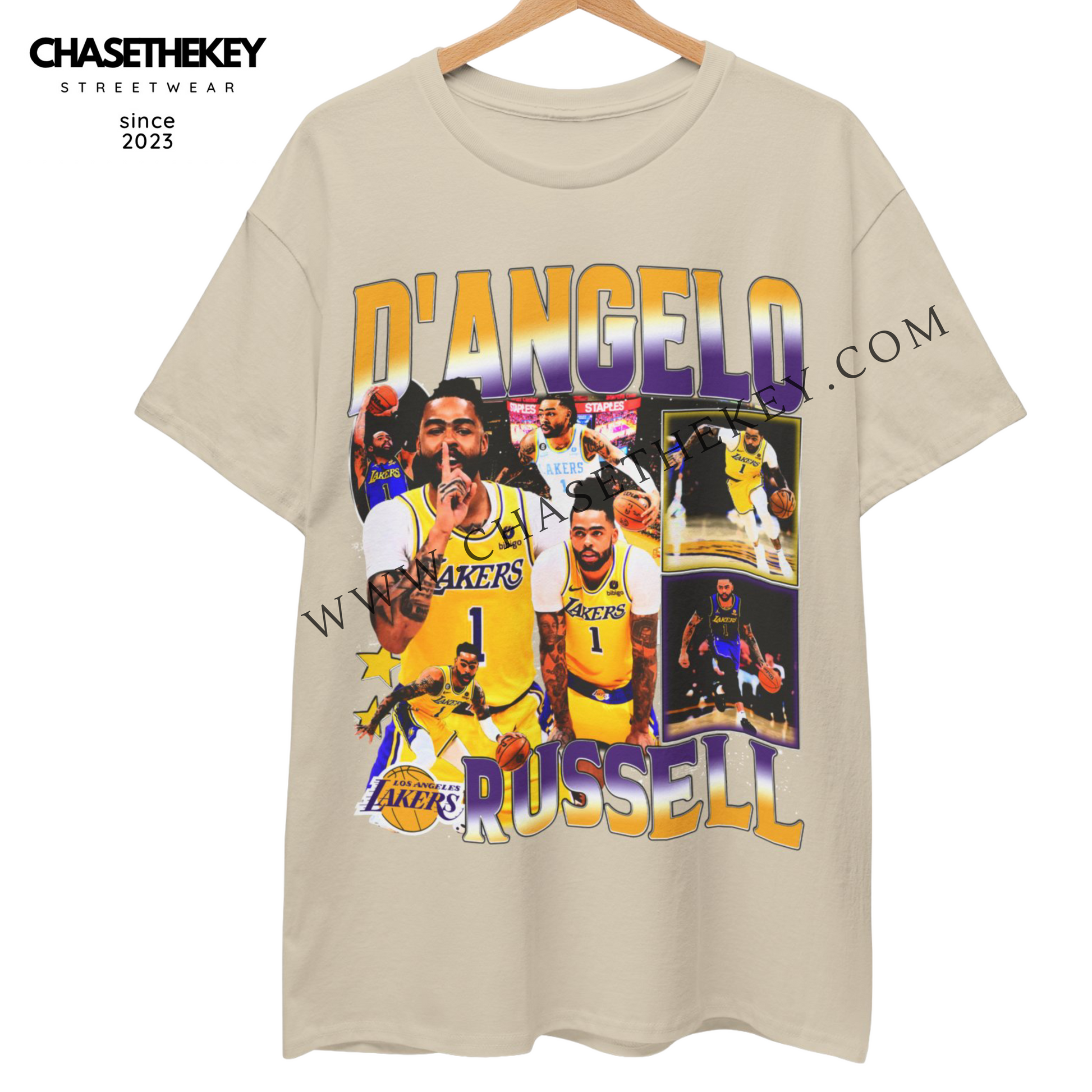 D'Angelo Russell Los Angeles Lakers shirt for NBA fans