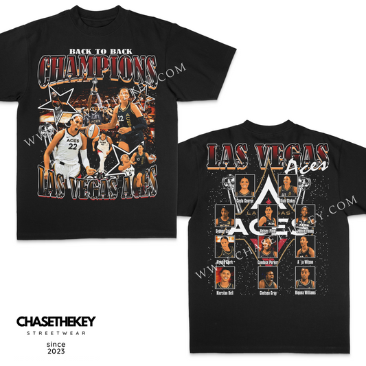 Las Vegas Aces Back To Back Champions Shirt