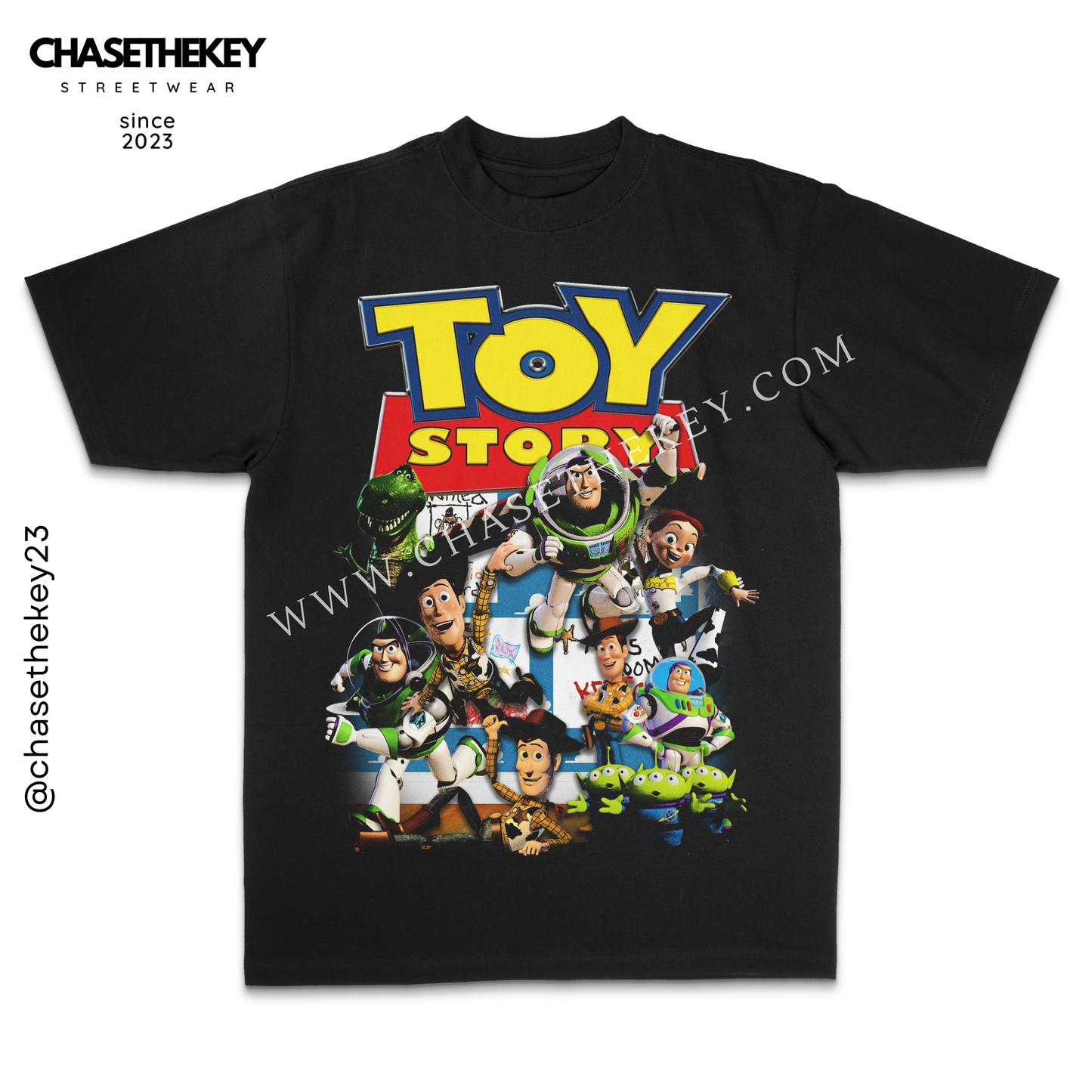 Toy Story shirt featuring Woody and Buzz Lightyear