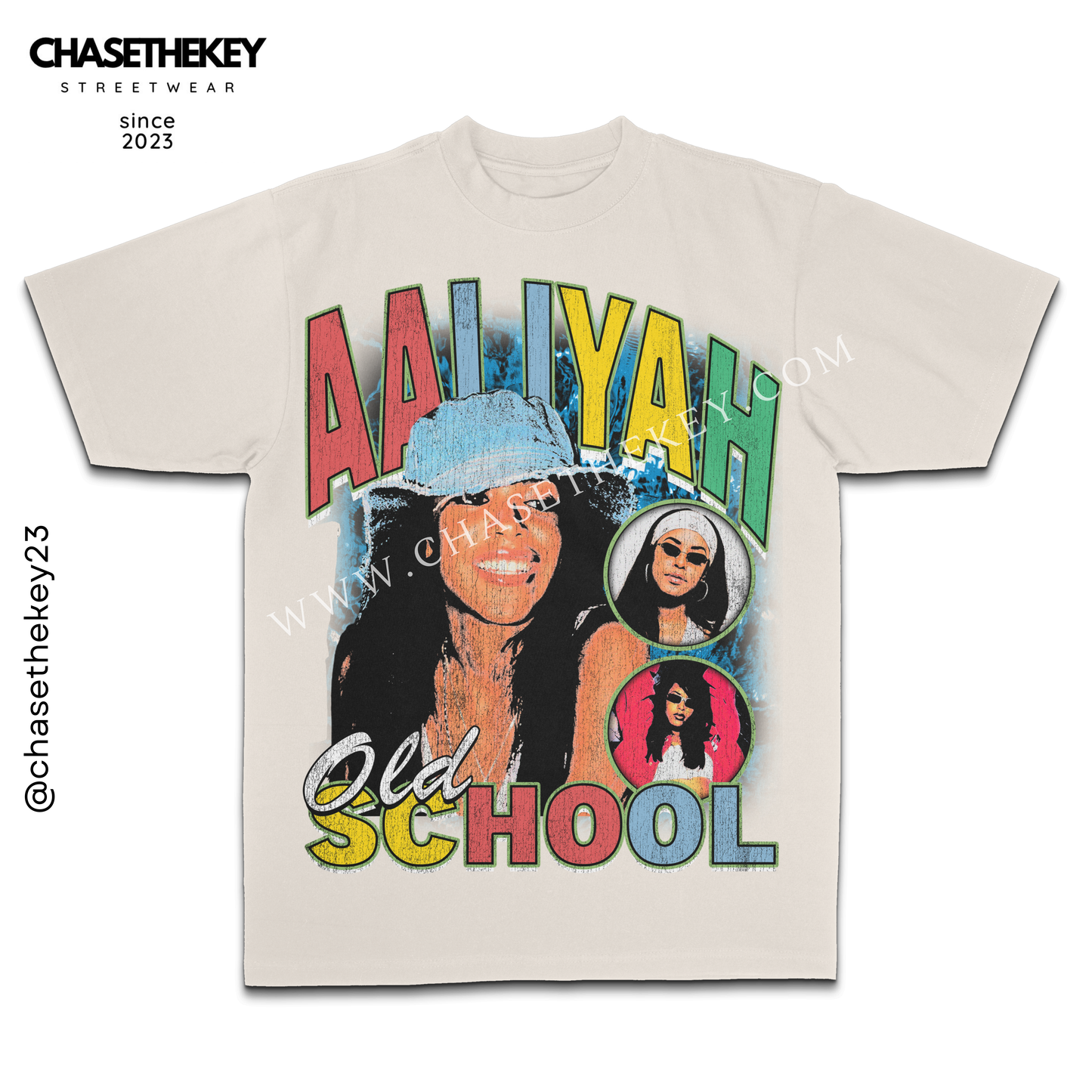 Aaliyah tribute t-shirt honoring the R&B legend