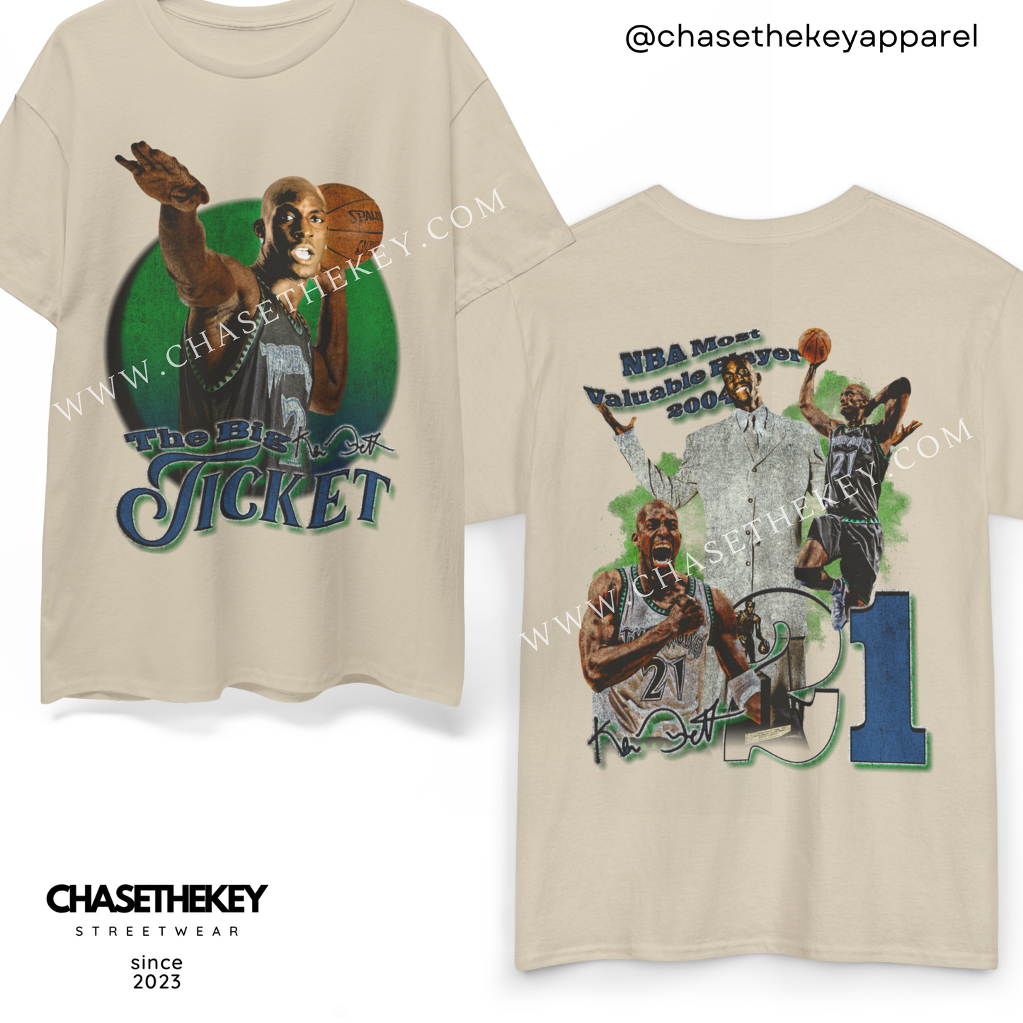 Kevin Garnett The Big Ticket T-shirt for basketball fans