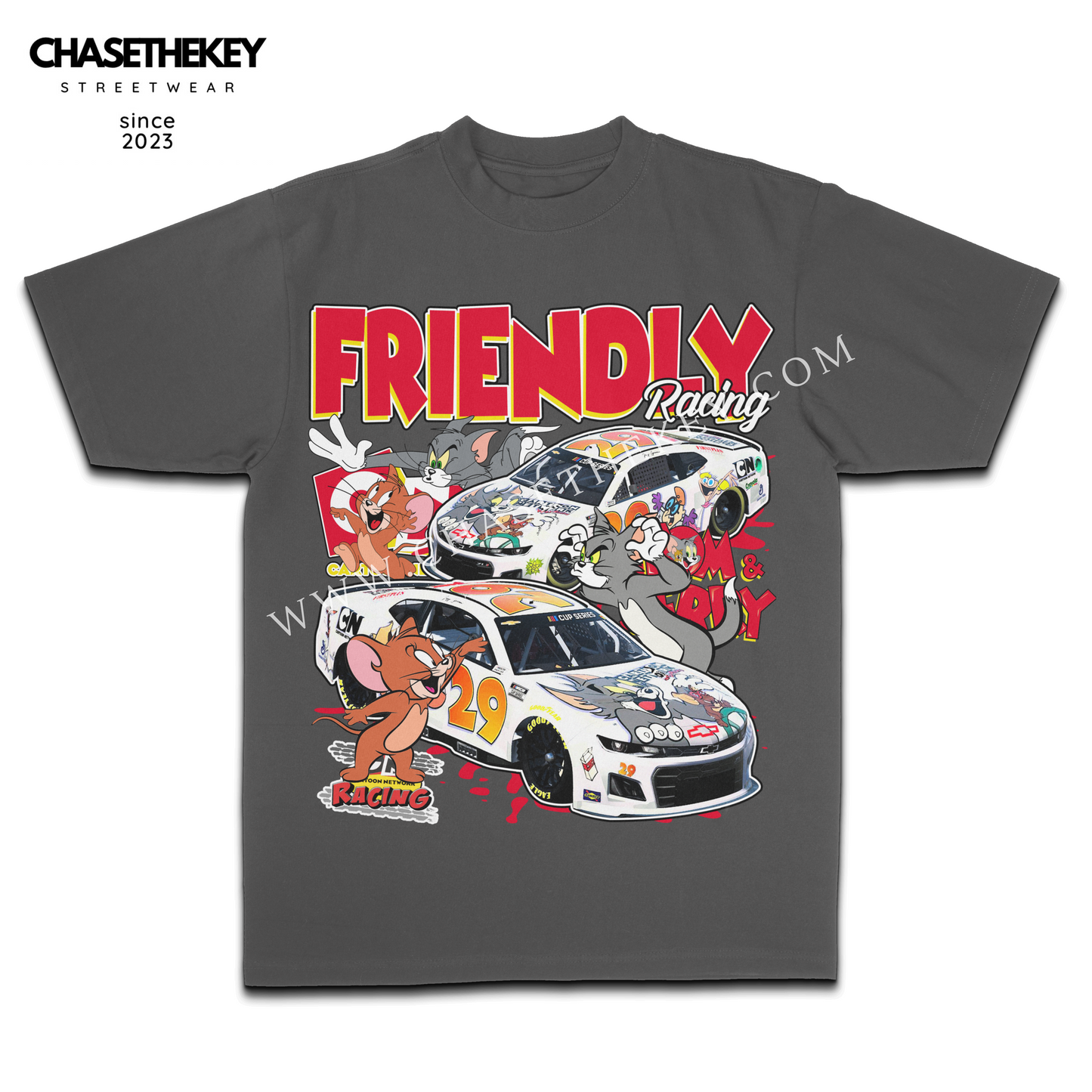 Tom and Jerry Nascar T-Shirt