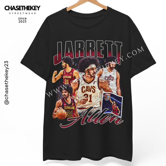 Jarrett Allen Cleveland Cavaliers Shirt celebrating his impact on the team.