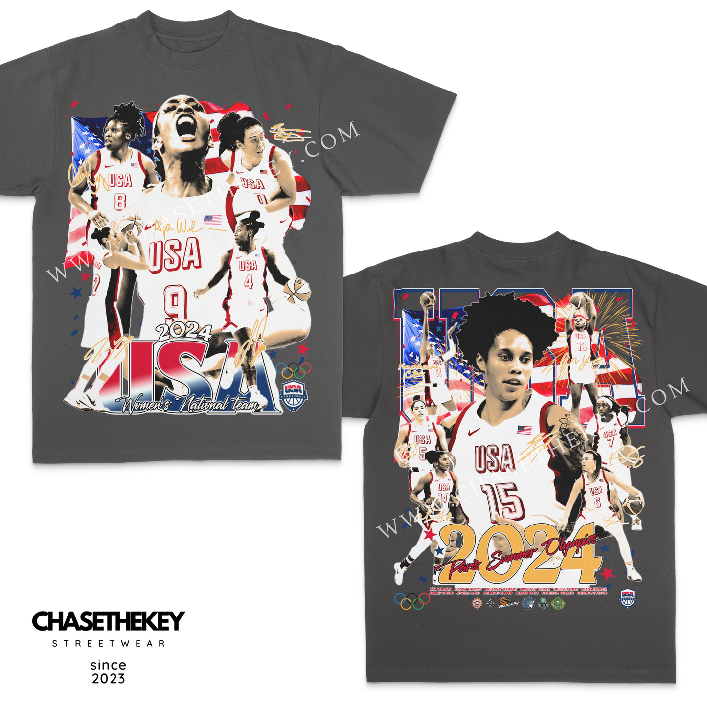 2024 USA Women's Olympic Basketball Team T-Shirt