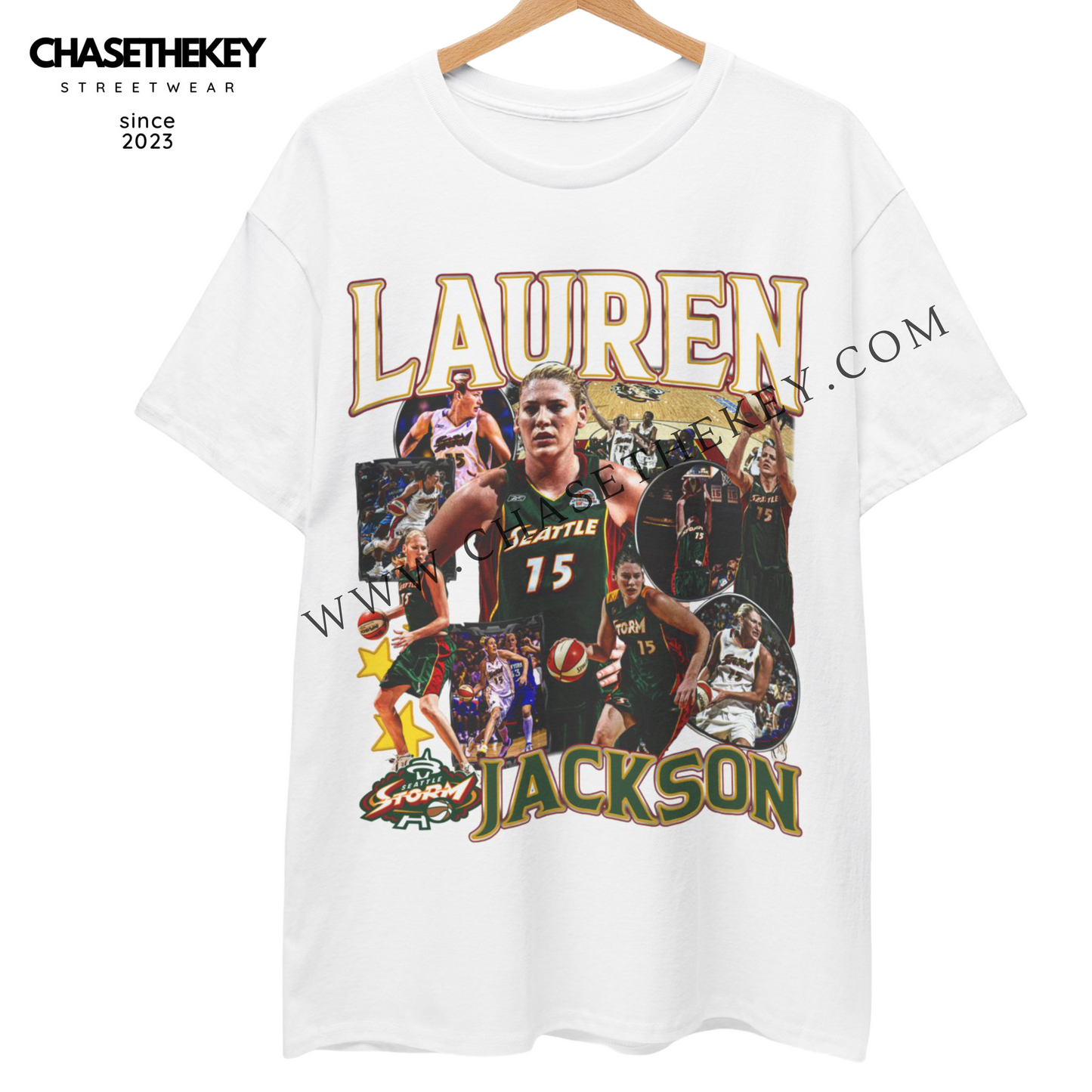 Lauren Jackson Seattle Storm T-shirt for WNBA fans