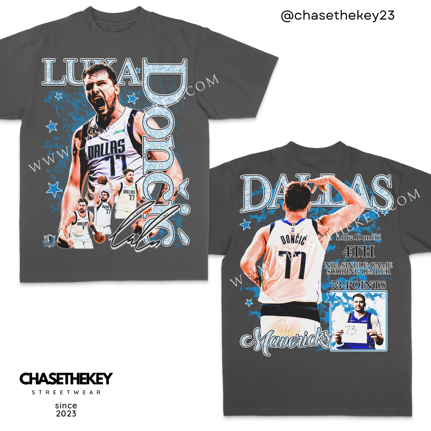 Luka Dončić 73-point game Dallas Mavericks t-shirt