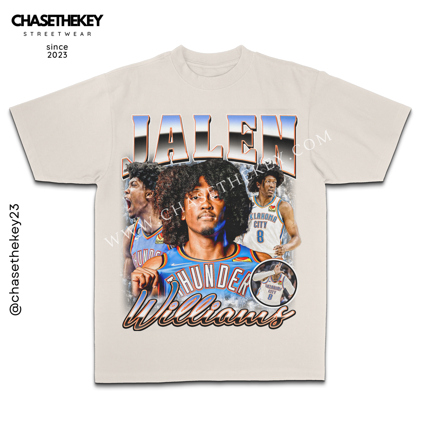 Jalen Williams Oklahoma City Thunder t-shirt for NBA fans